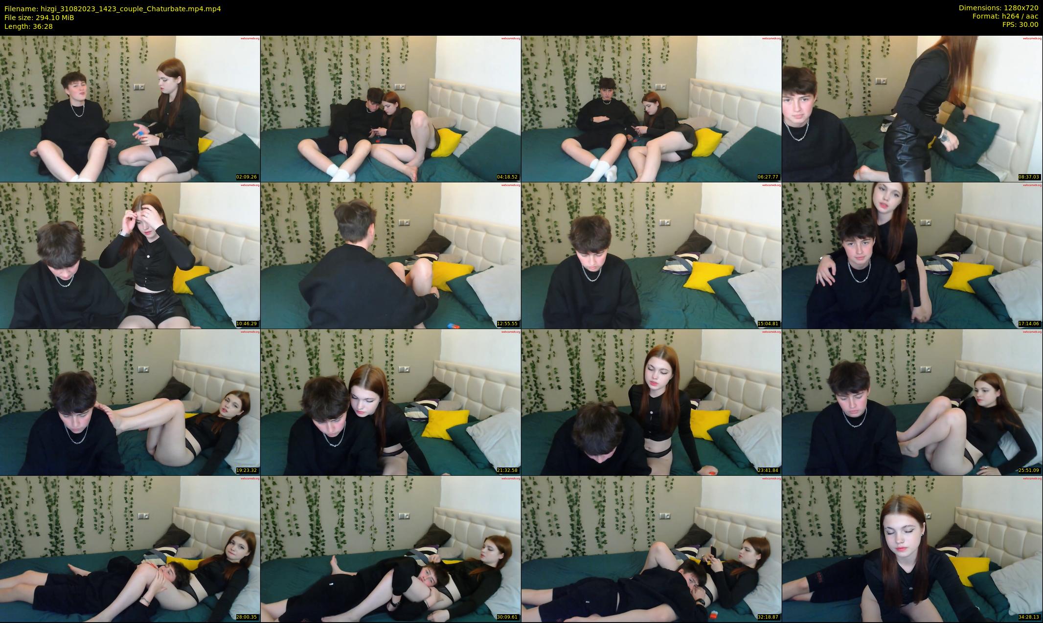 hizgi — 37 minute Chaturbate couple cam show recording, 720p, Aug 31, 2023