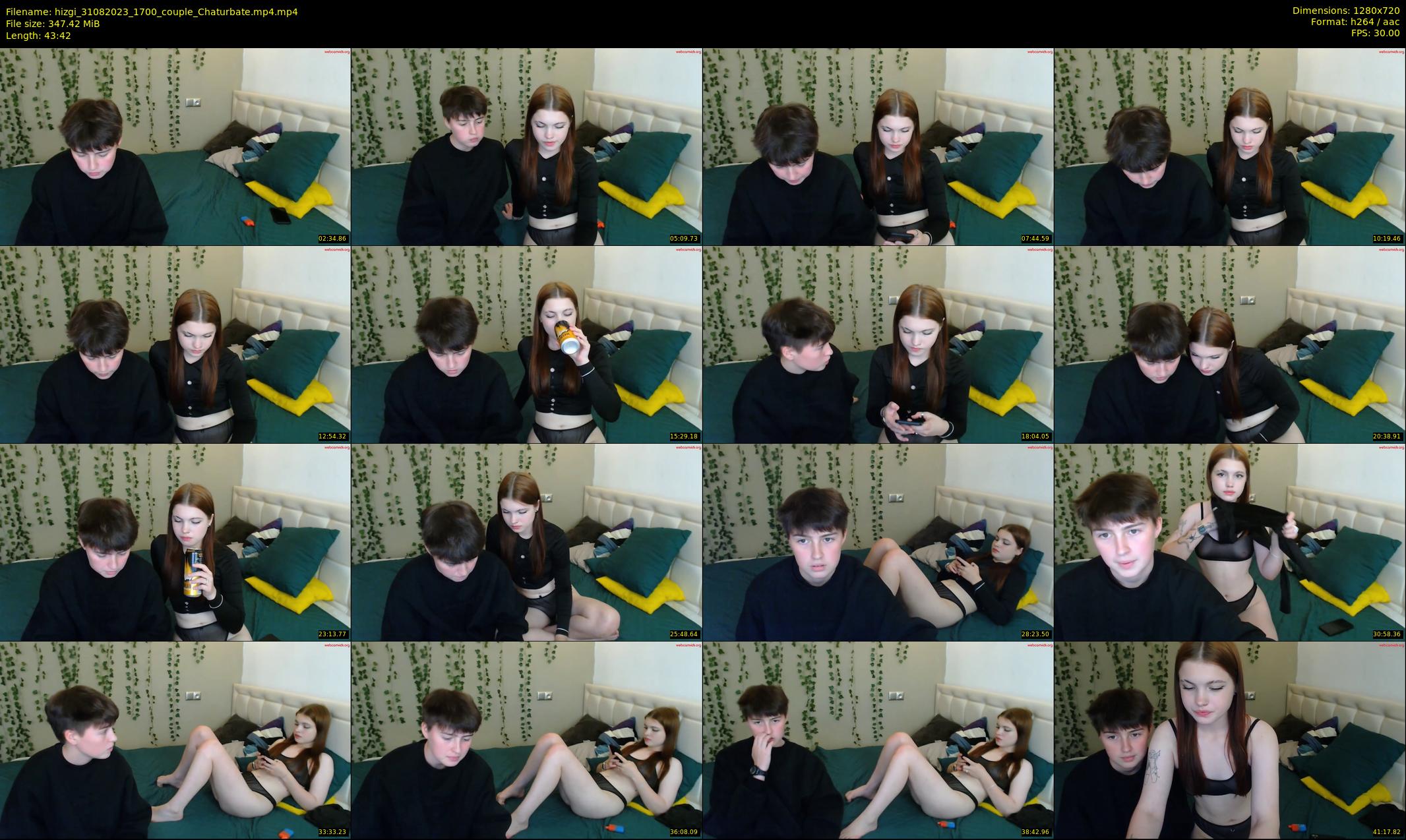 hizgi — 44 minute Chaturbate couple cam show recording, 720p, Aug 31, 2023