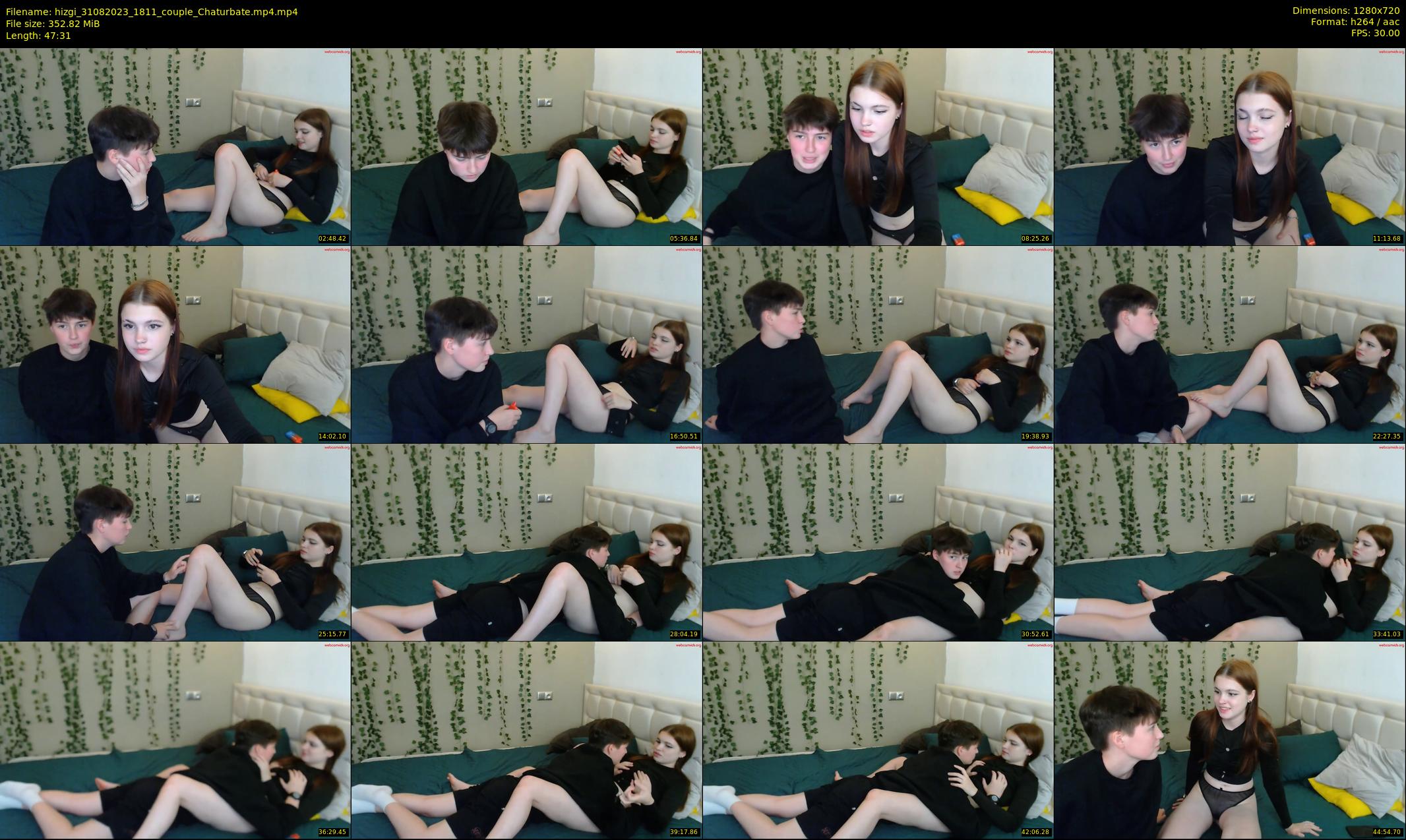 hizgi — 48 minute Chaturbate couple cam show recording, 720p, Aug 31, 2023
