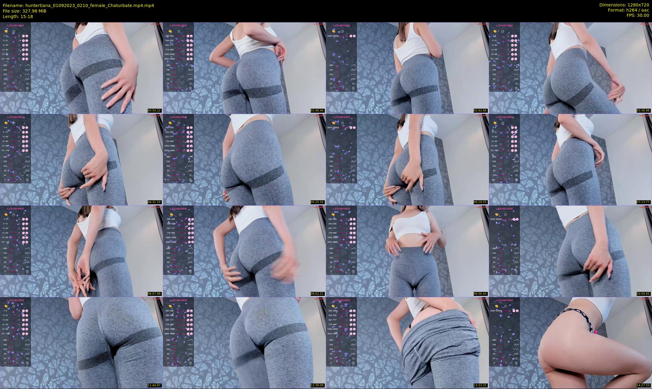 huntertiana — 16 minute Chaturbate female cam show recording, 720p, Sep 1, 2023
