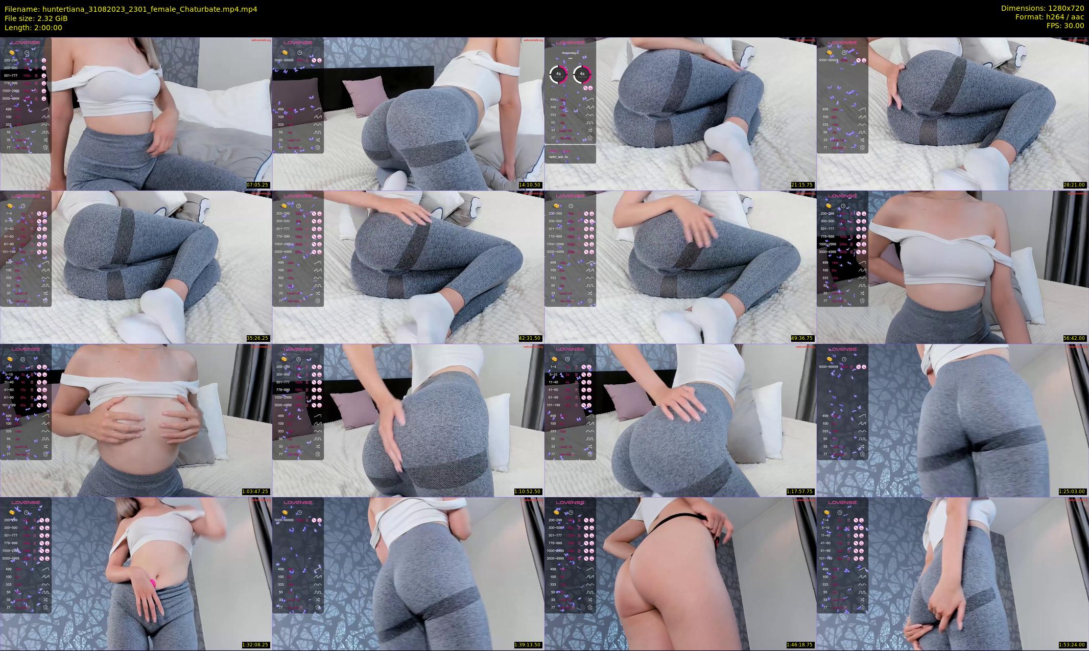 huntertiana — 120 minute Chaturbate female cam show recording, 720p, Aug 31, 2023
