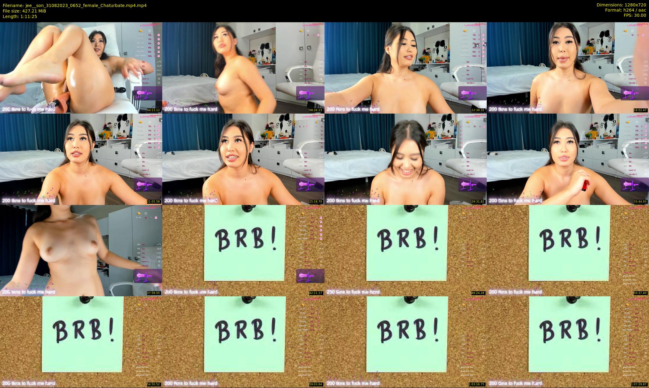 jee__son — 72 minute Chaturbate female cam show recording, 720p, Aug 31, 2023