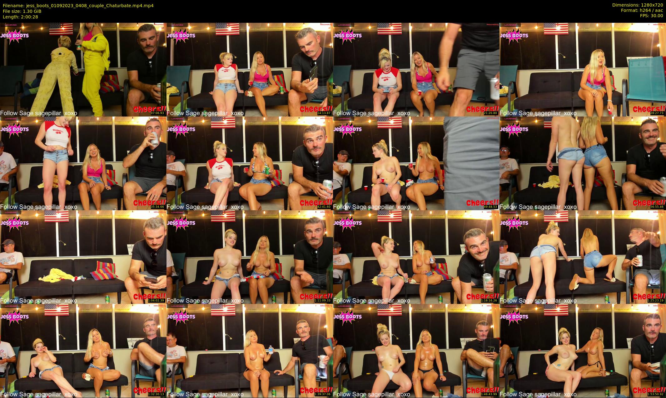 jess_boots — 121 minute Chaturbate female cam show recording, 720p, Sep 1, 2023