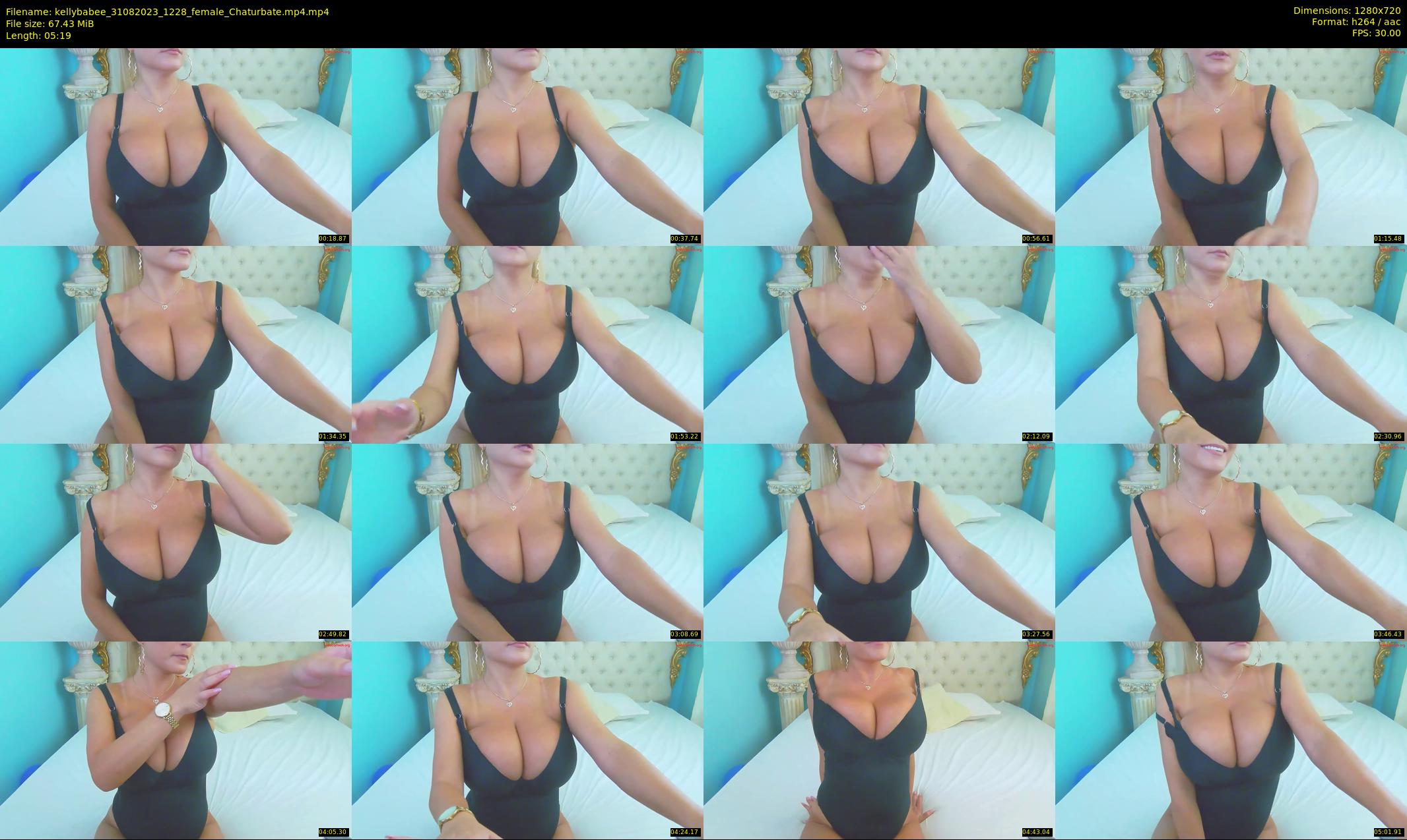 kellybabee — 6 minute Chaturbate female cam show recording, 720p, Aug 31, 2023