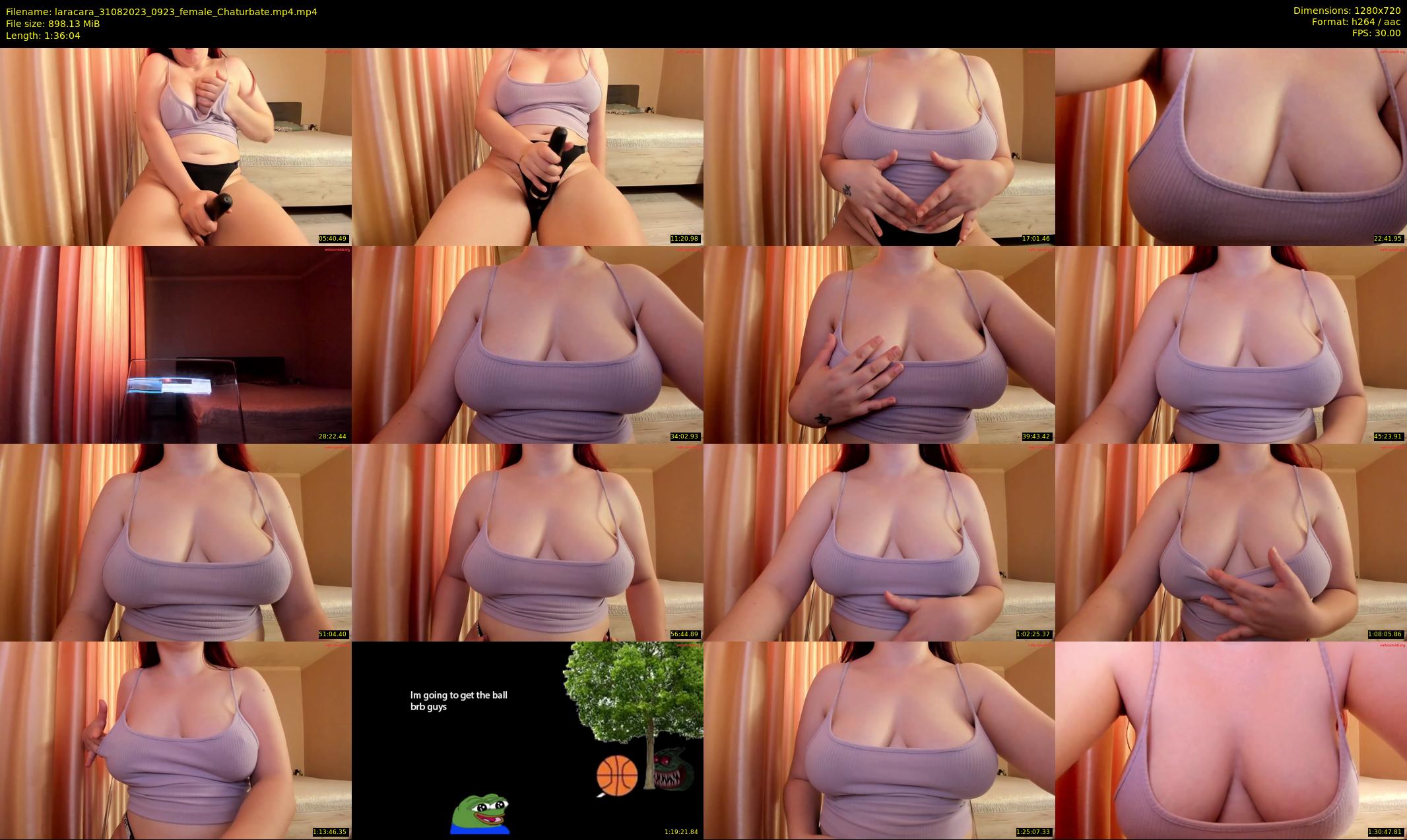 laracara — 97 minute Chaturbate female cam show recording, 720p, Aug 31, 2023