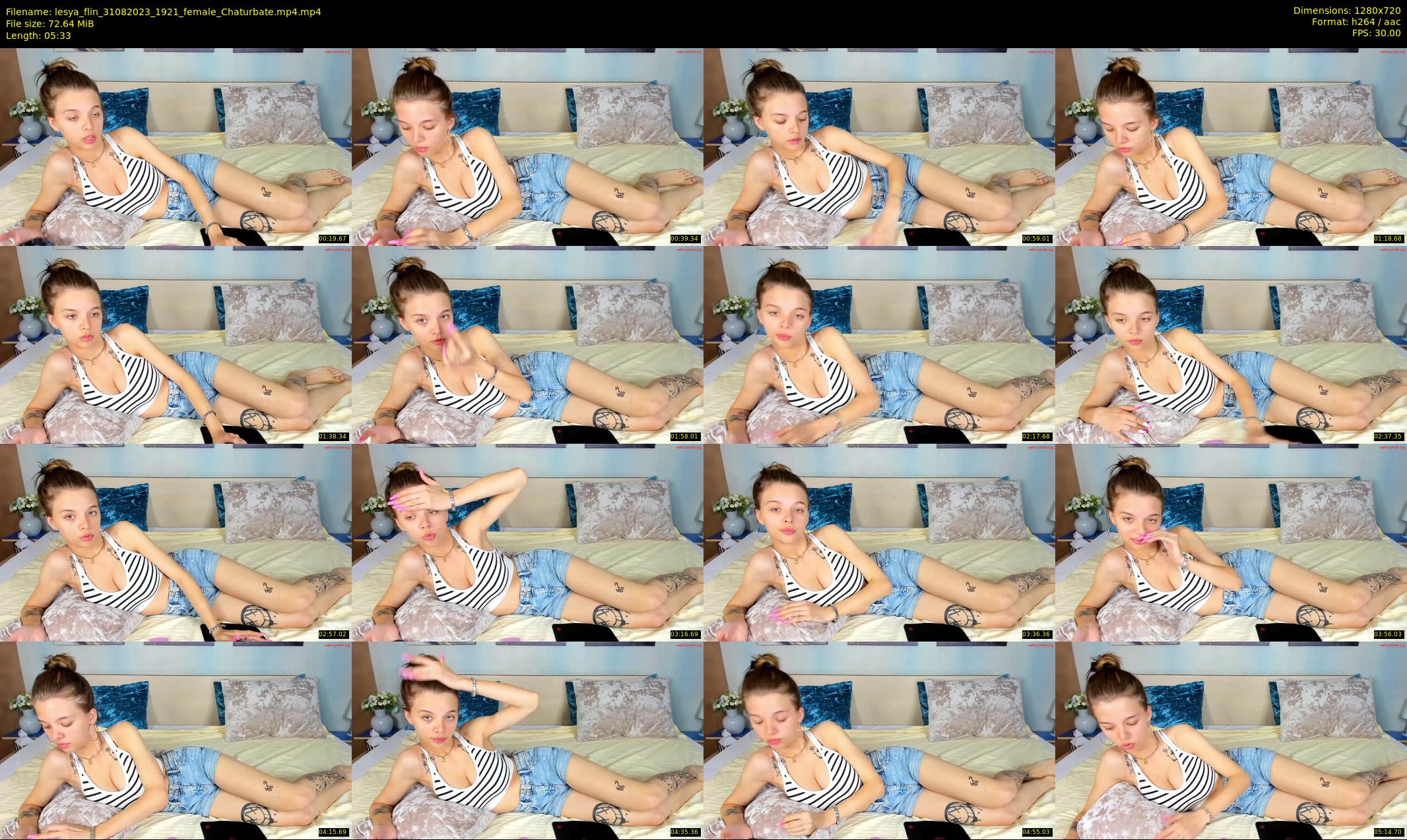 lesya_flin — 6 minute Chaturbate female cam show recording, 720p, Aug 31, 2023