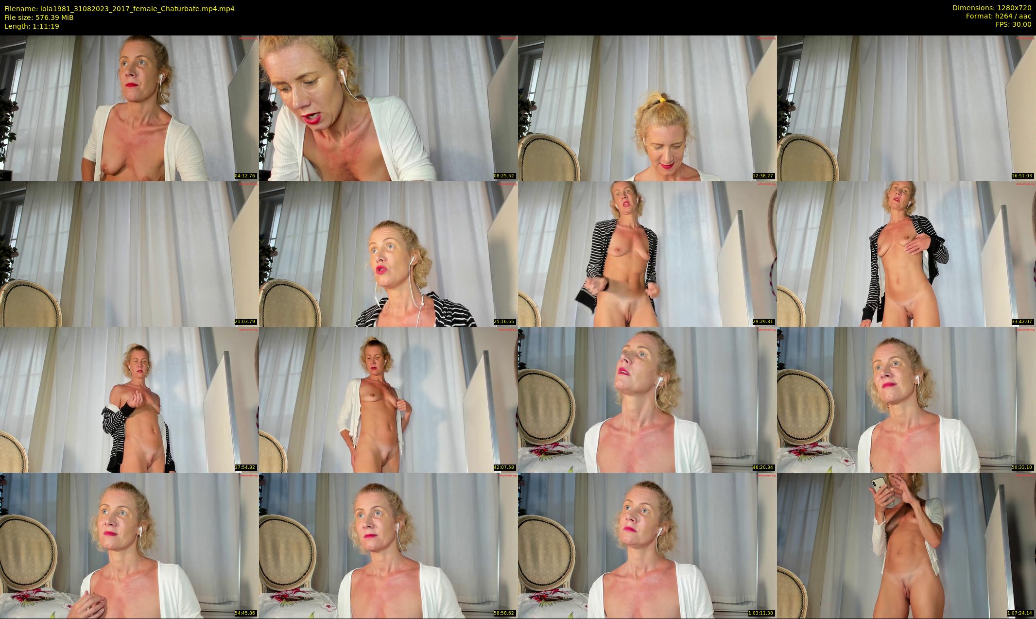 lola1981 — 72 minute Chaturbate female cam show recording, 720p, Aug 31, 2023
