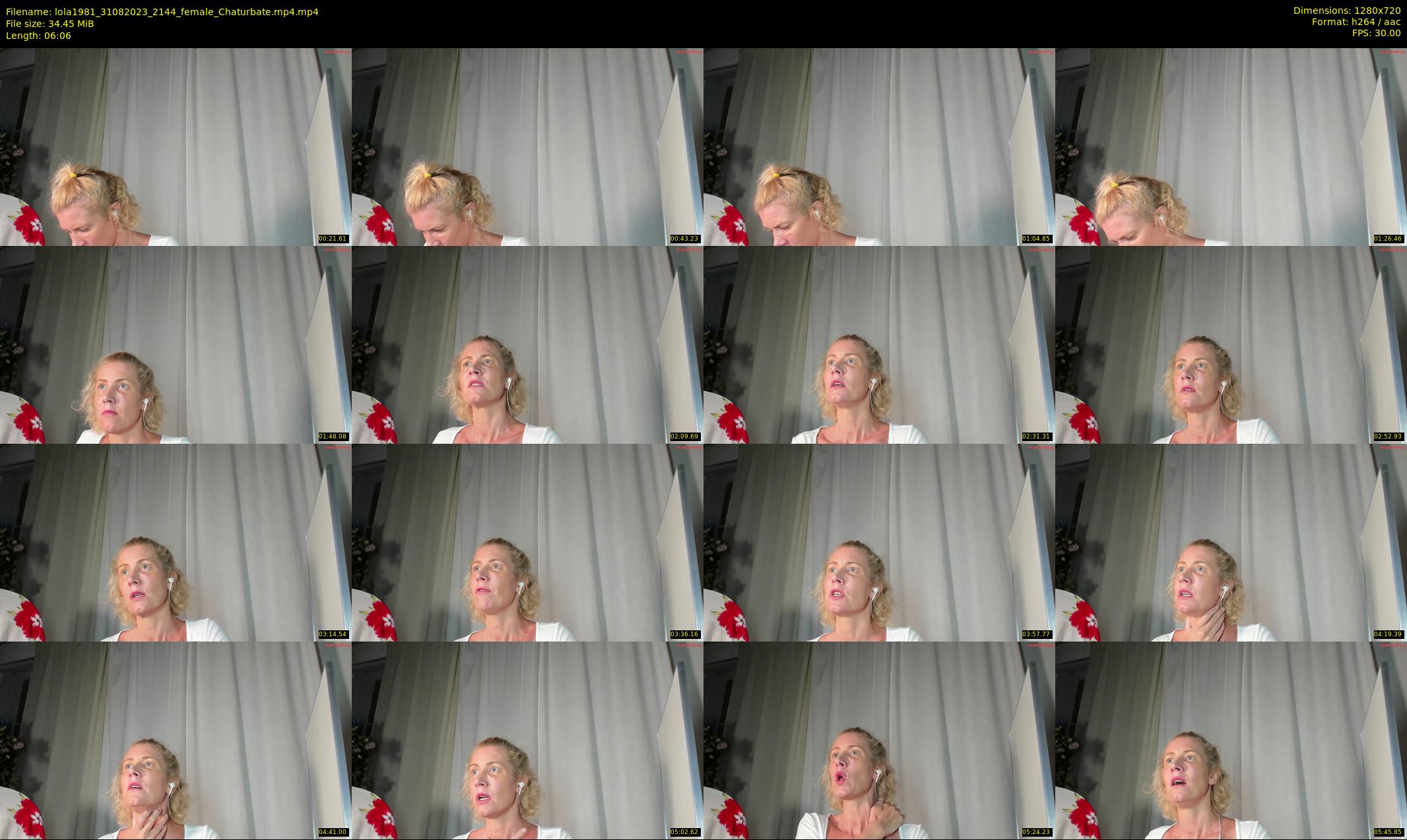 lola1981 — 7 minute Chaturbate female cam show recording, 720p, Aug 31, 2023