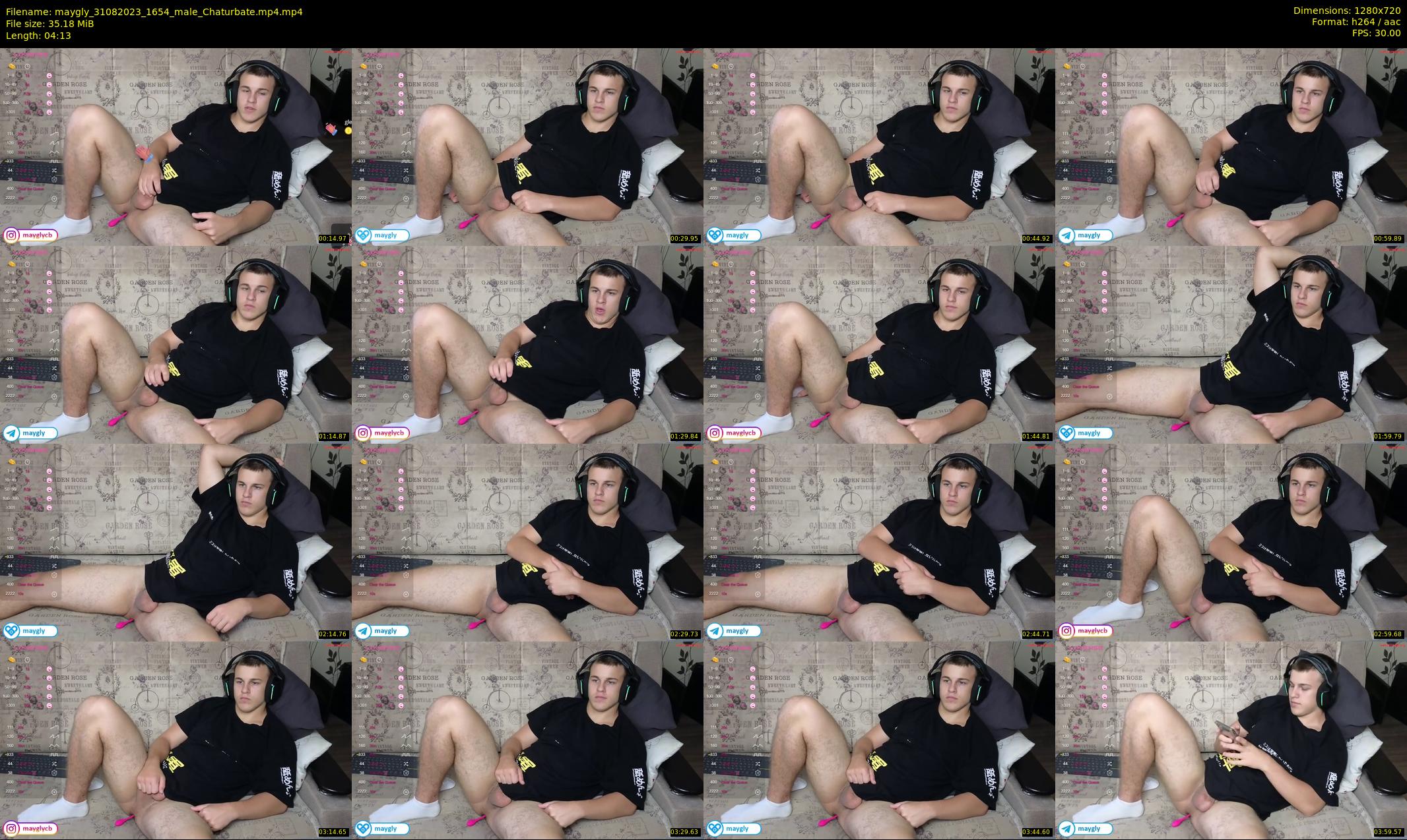 maygly — 5 minute Chaturbate male cam show recording, 720p, Aug 31, 2023