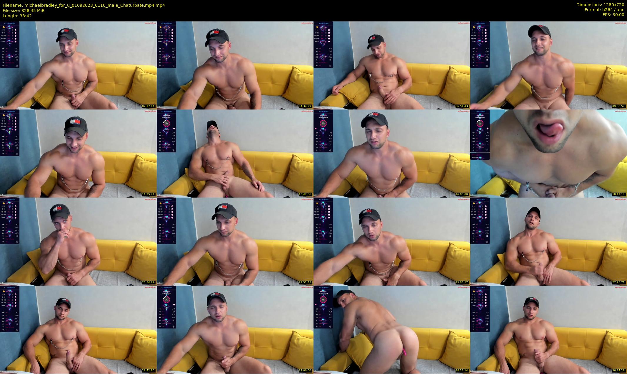 michaelbradley_for_u — 39 minute Chaturbate male cam show recording, 720p, Sep 1, 2023