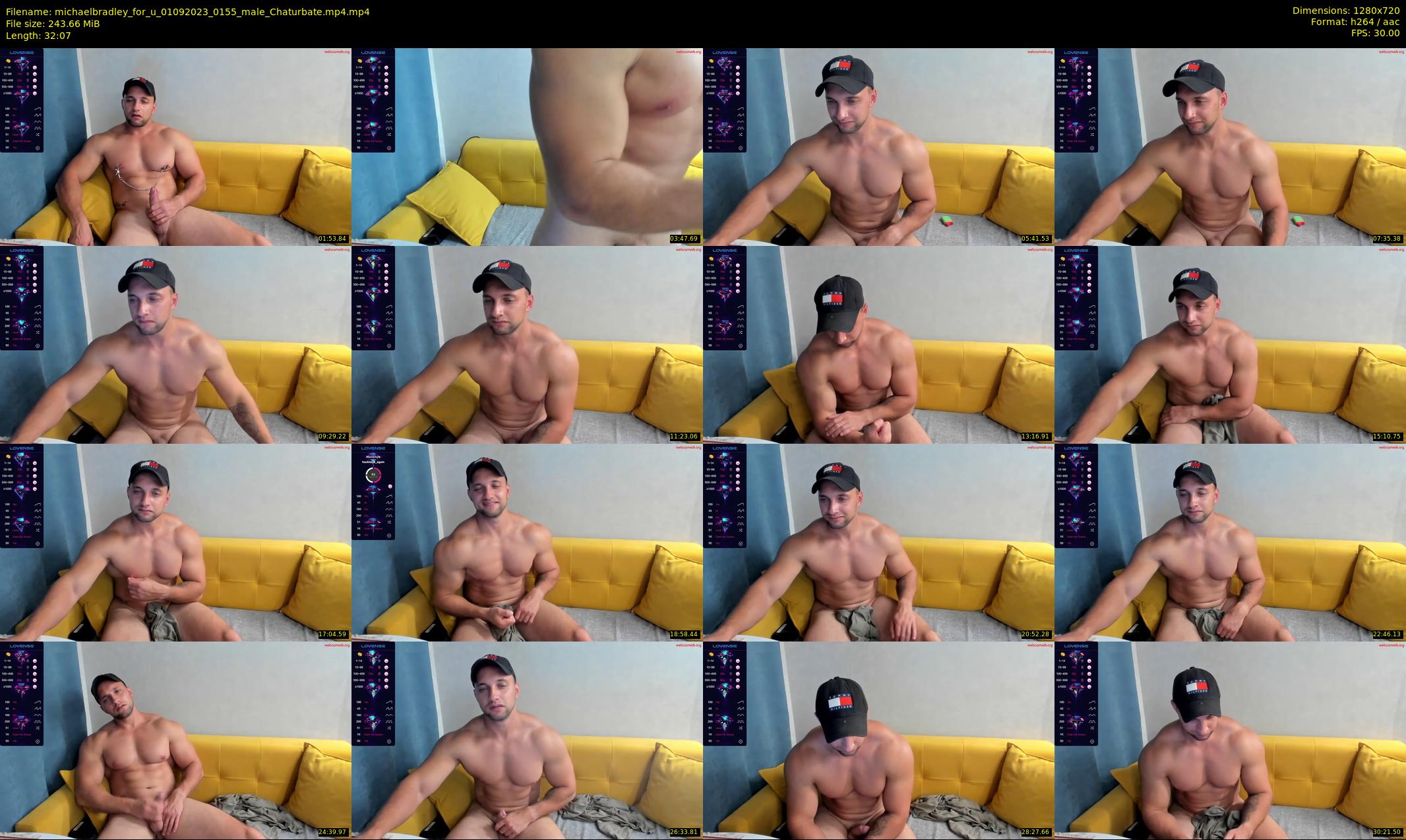 michaelbradley_for_u — 33 minute Chaturbate male cam show recording, 720p, Sep 1, 2023
