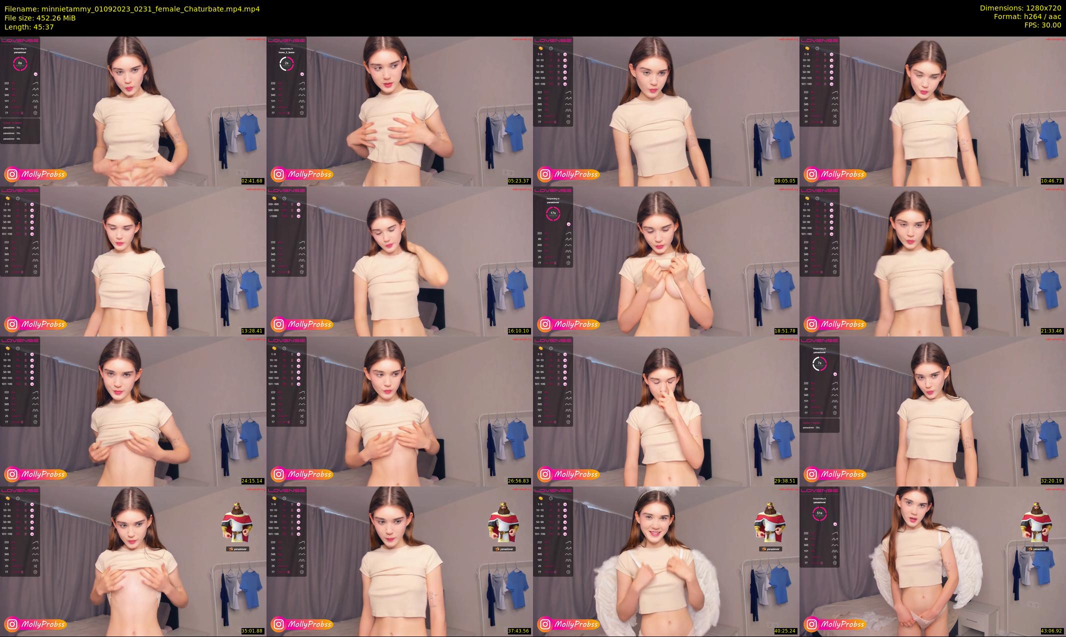 minnietammy — 46 minute Chaturbate female cam show recording, 720p, Sep 1, 2023
