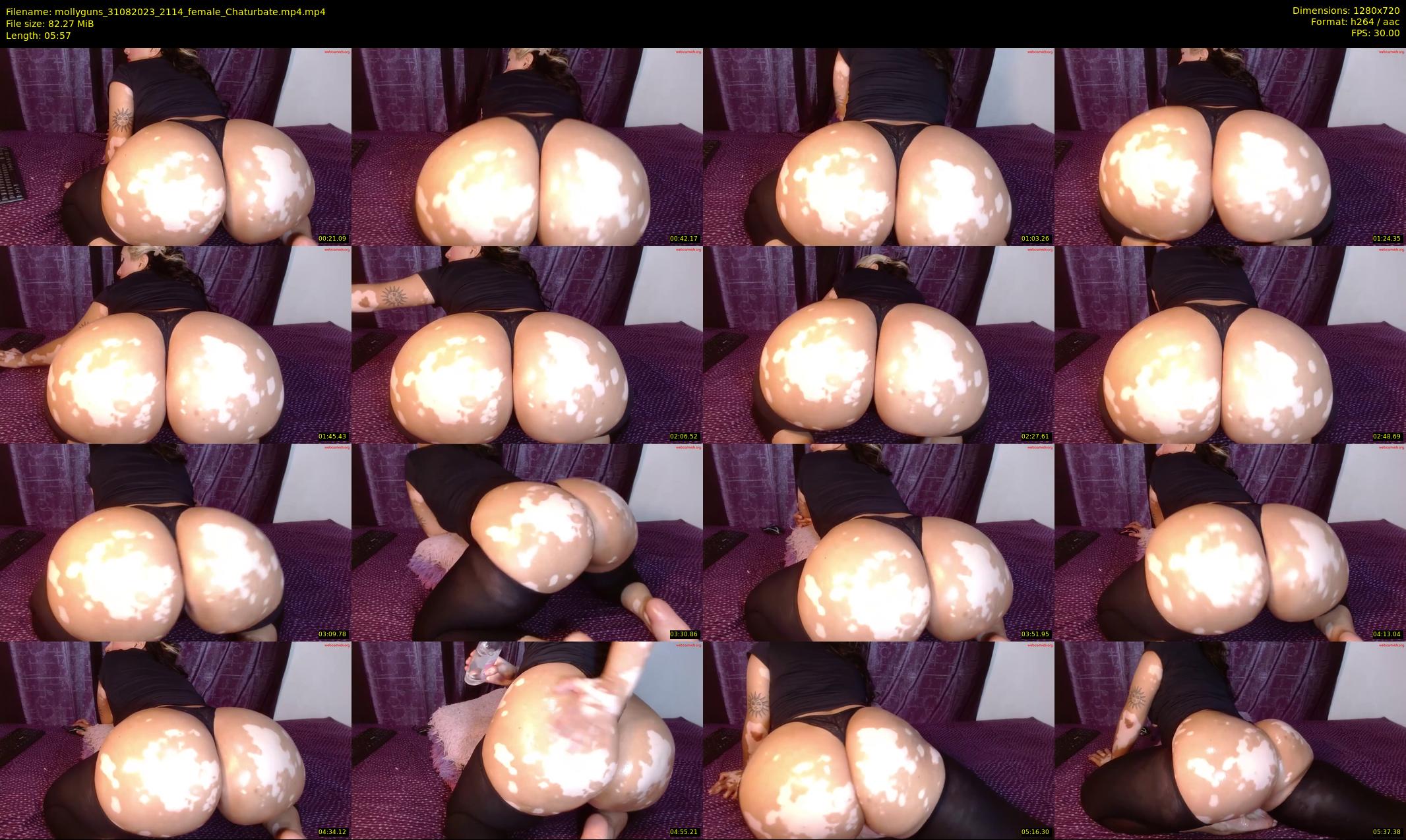 mollyguns — 6 minute Chaturbate female cam show recording, 720p, Aug 31, 2023