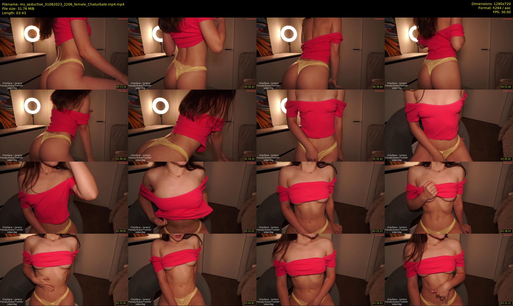 ms_seductive — 4 minute Chaturbate female cam show recording, 720p, Aug 31, 2023