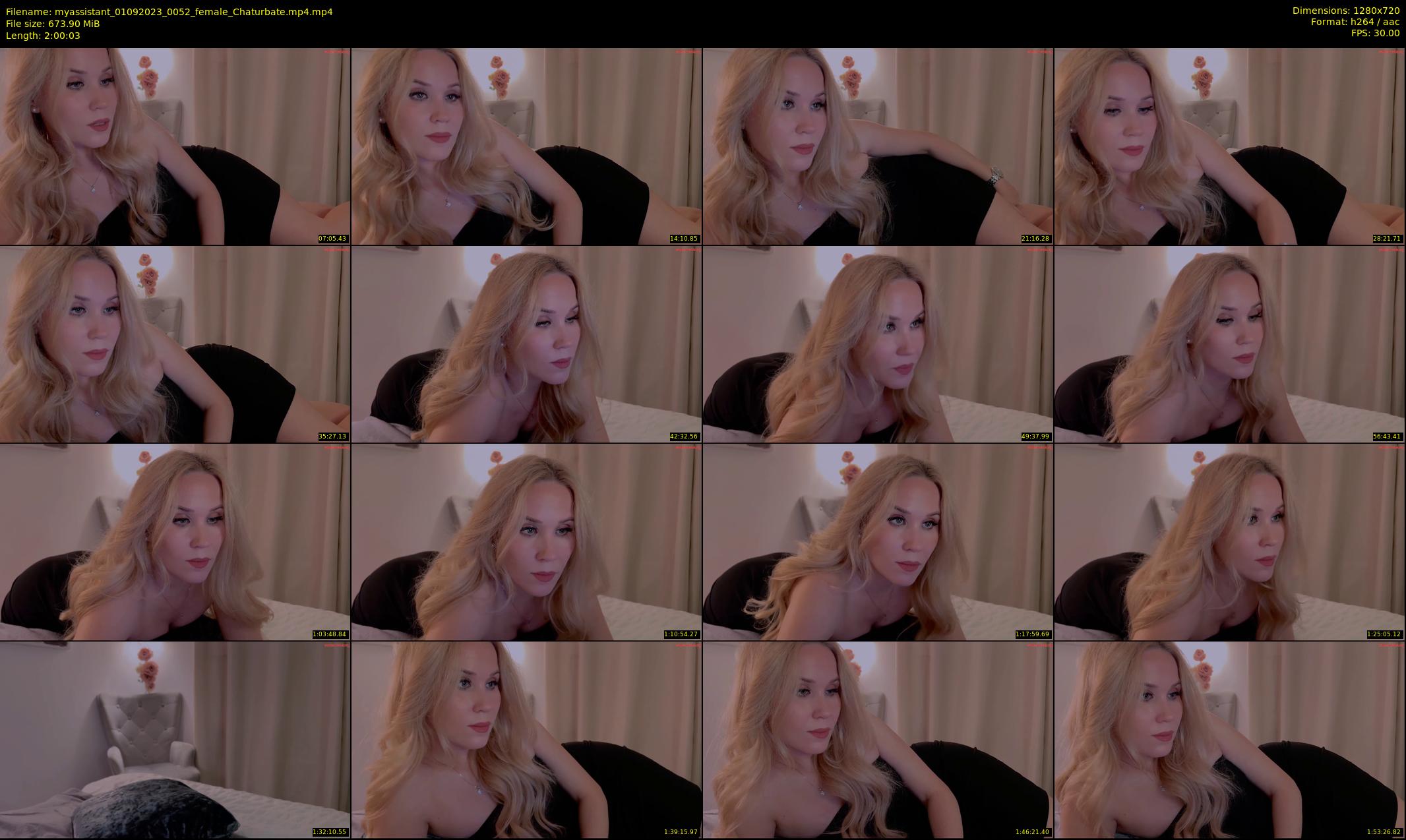 myassistant — 121 minute Chaturbate female cam show recording, 720p, Sep 1, 2023