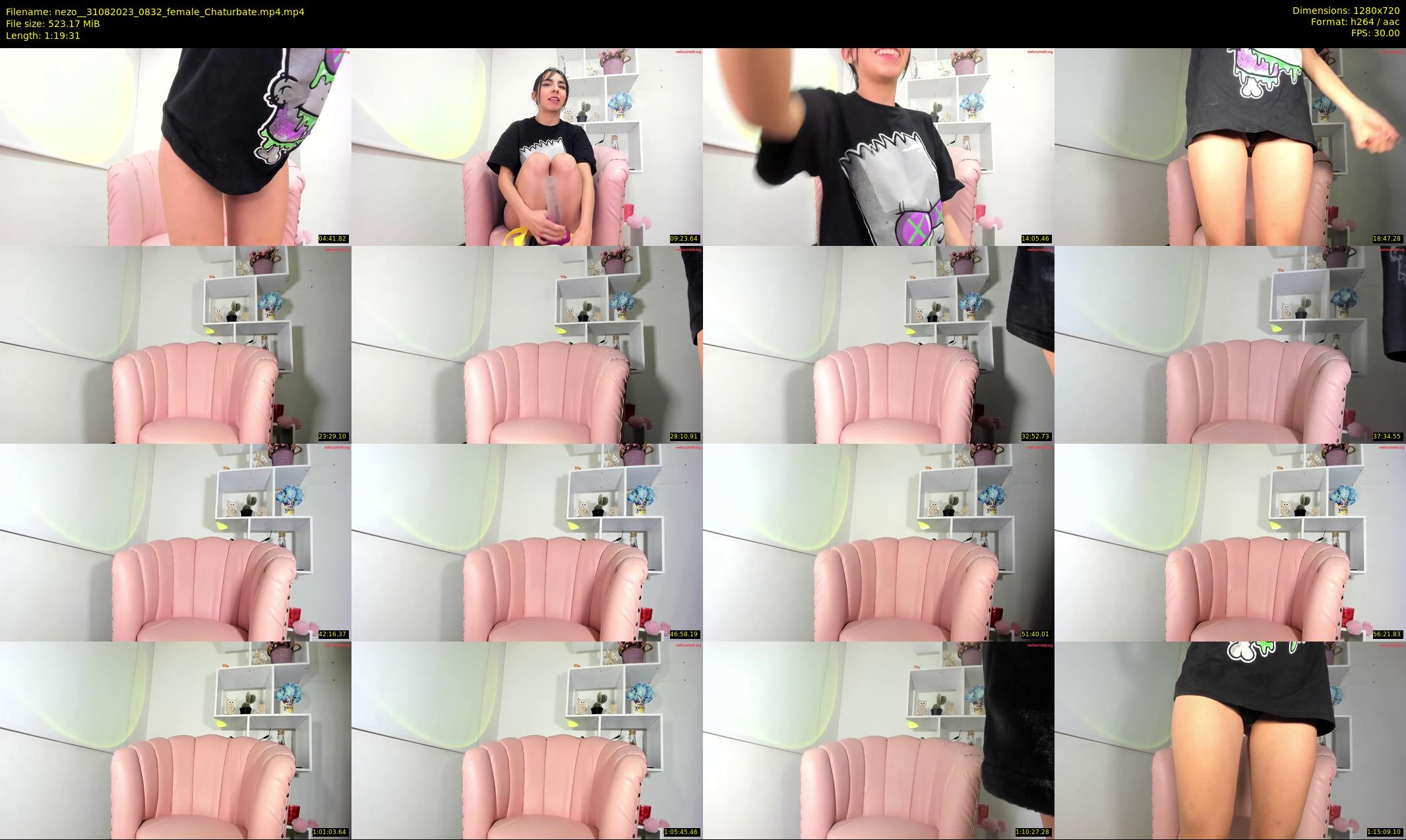 nezo_ — 80 minute Chaturbate female cam show recording, 720p, Aug 31, 2023