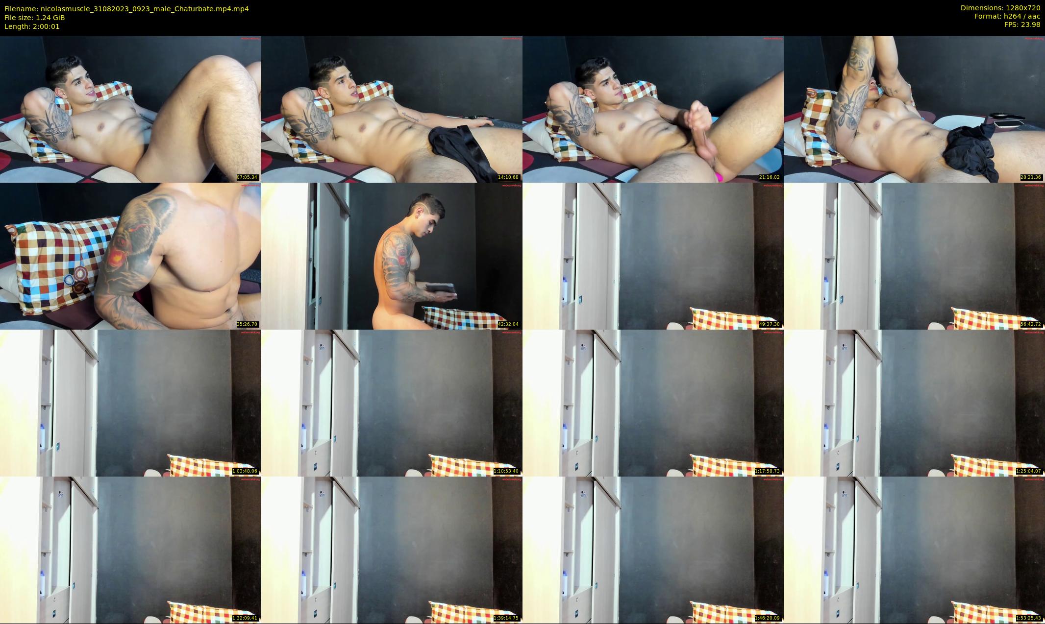 nicolasmuscle — 121 minute Chaturbate male cam show recording, 720p, Aug 31, 2023