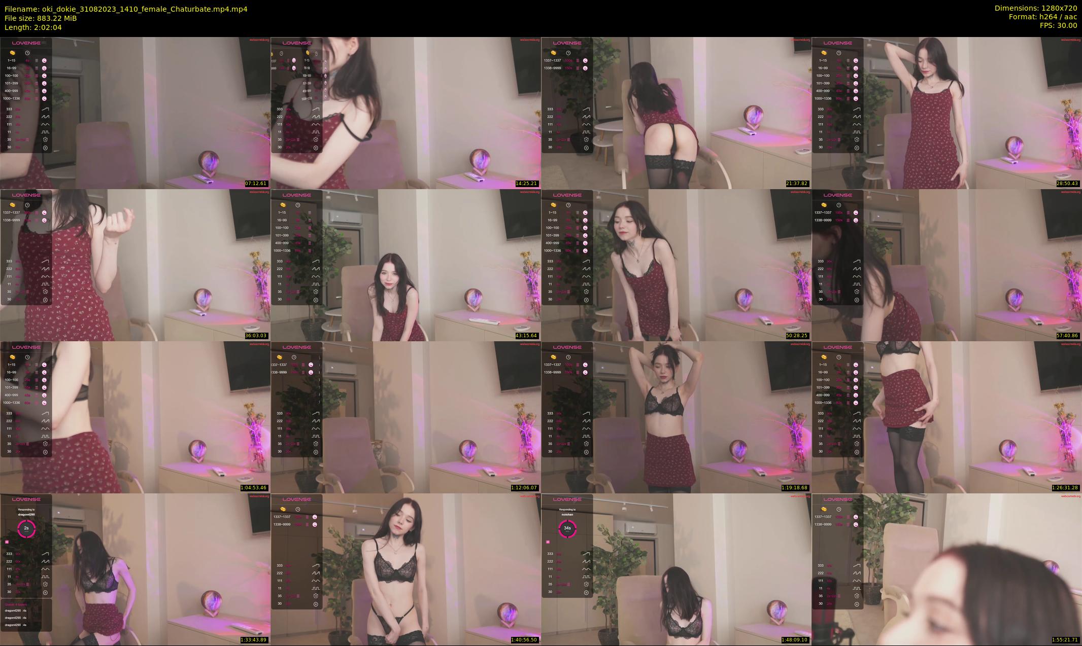 oki_dokie — 123 minute Chaturbate female cam show recording, 720p, Aug 31, 2023