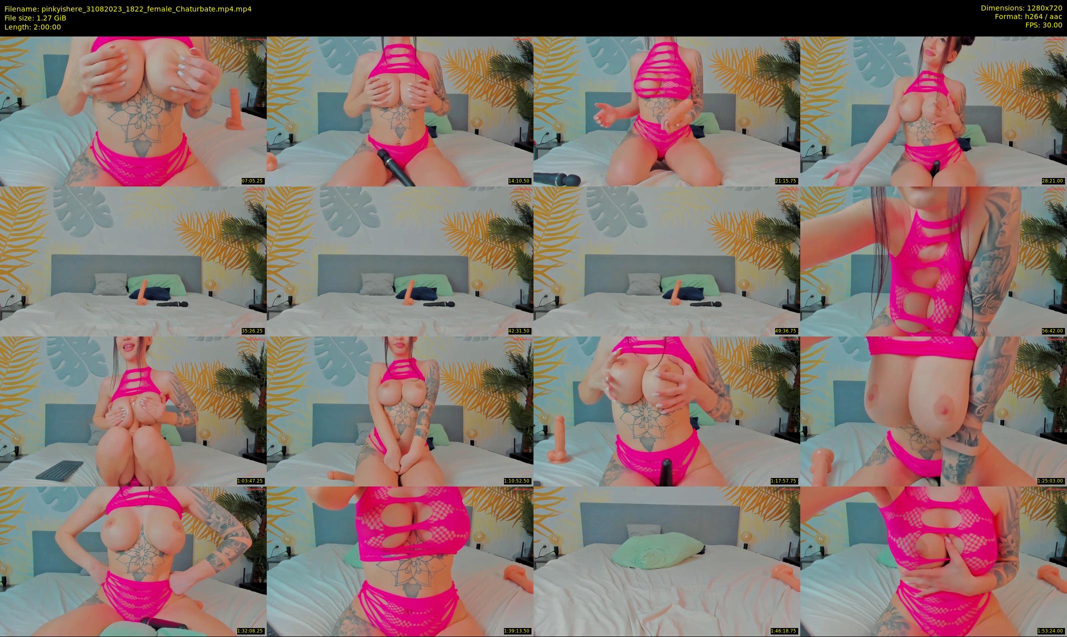 pinkyishere — 120 minute Chaturbate female cam show recording, 720p, Aug 31, 2023