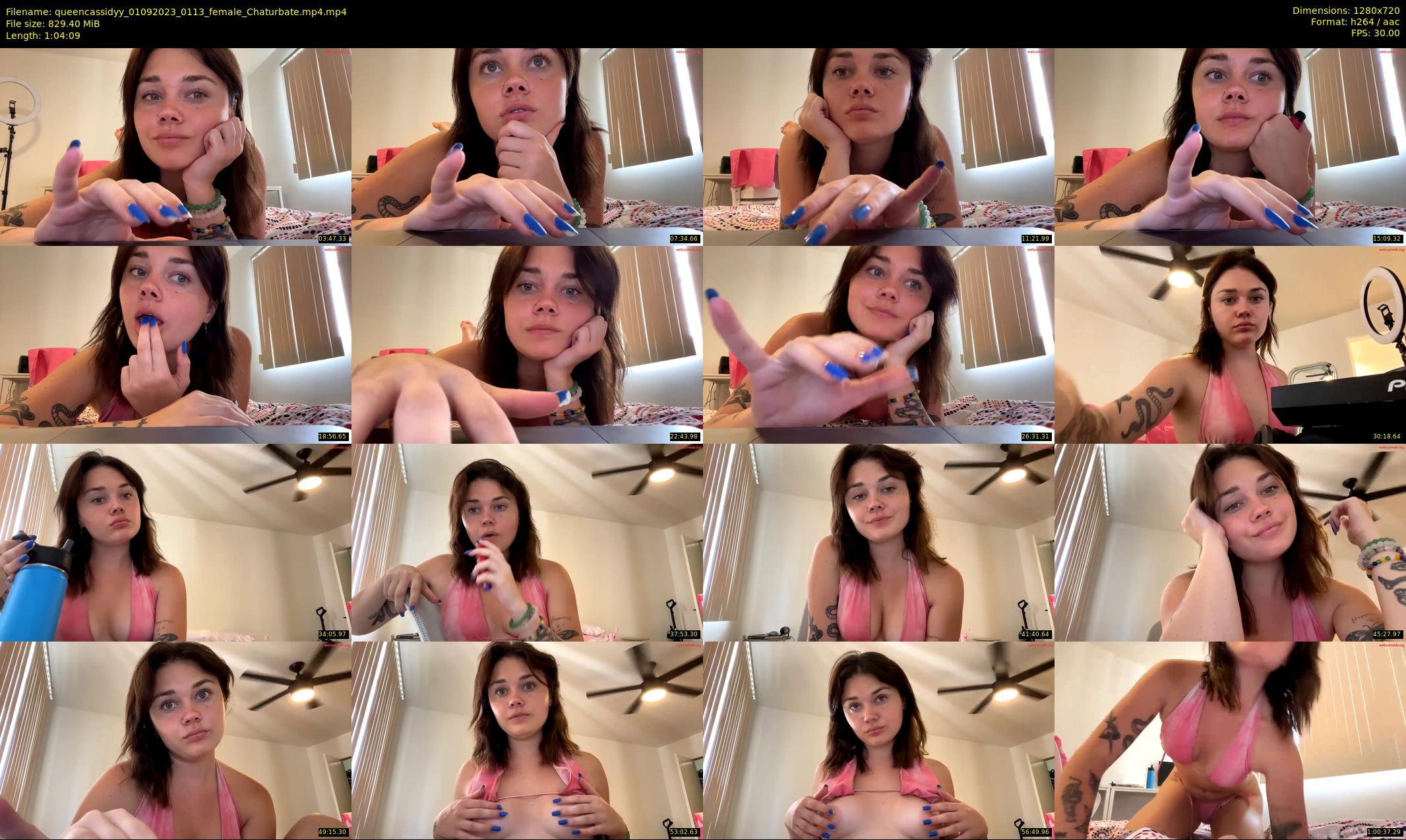 queencassidyy — 65 minute Chaturbate female cam show recording, 720p, Sep 1, 2023
