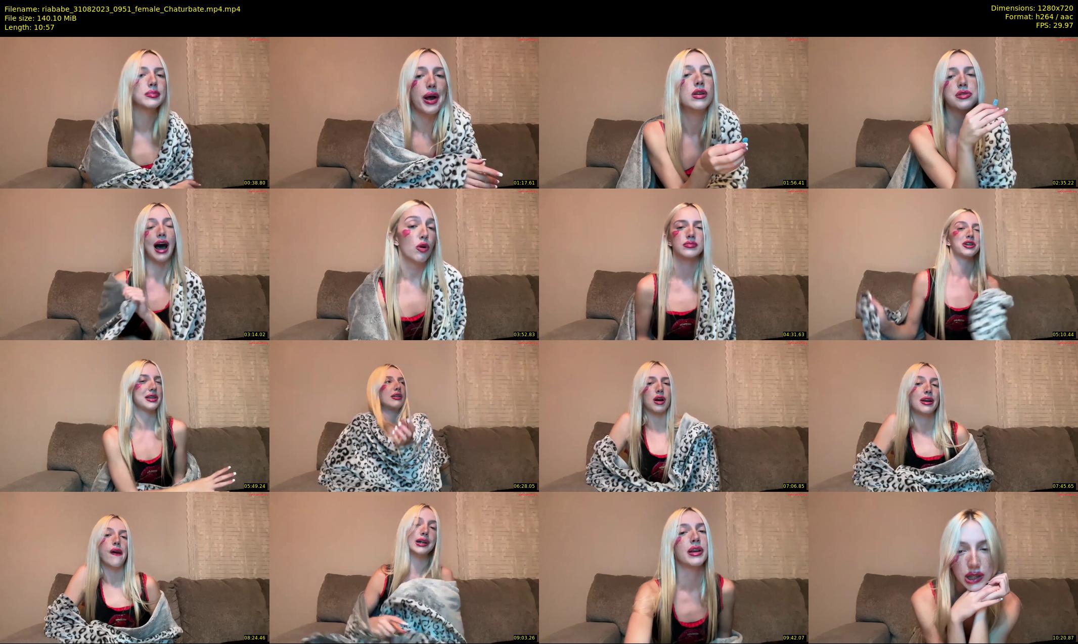 riababe — 11 minute Chaturbate female cam show recording, 720p, Aug 31, 2023