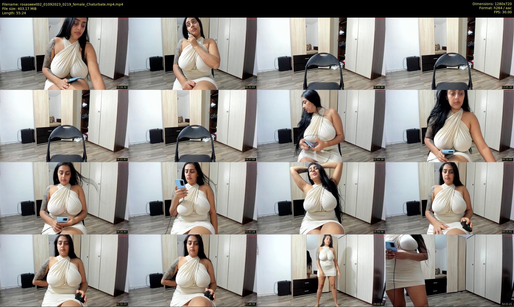 rosasweet02 — 56 minute Chaturbate female cam show recording, 720p, Sep 1, 2023
