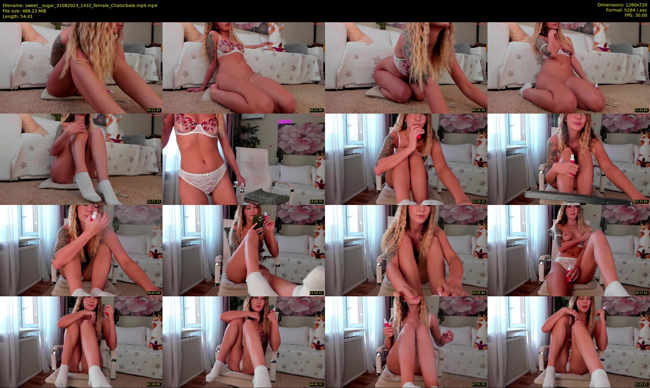 sweet__sugar — 55 minute Chaturbate female cam show recording, 720p, Aug 31, 2023