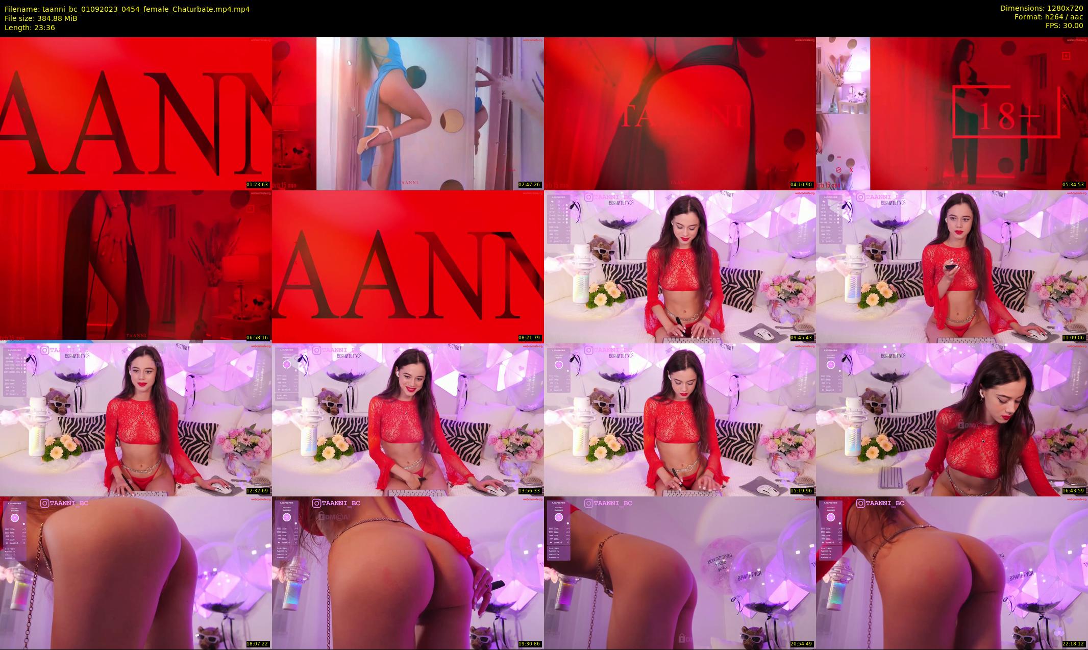 taanni_bc — 24 minute Chaturbate female cam show recording, 720p, Sep 1, 2023