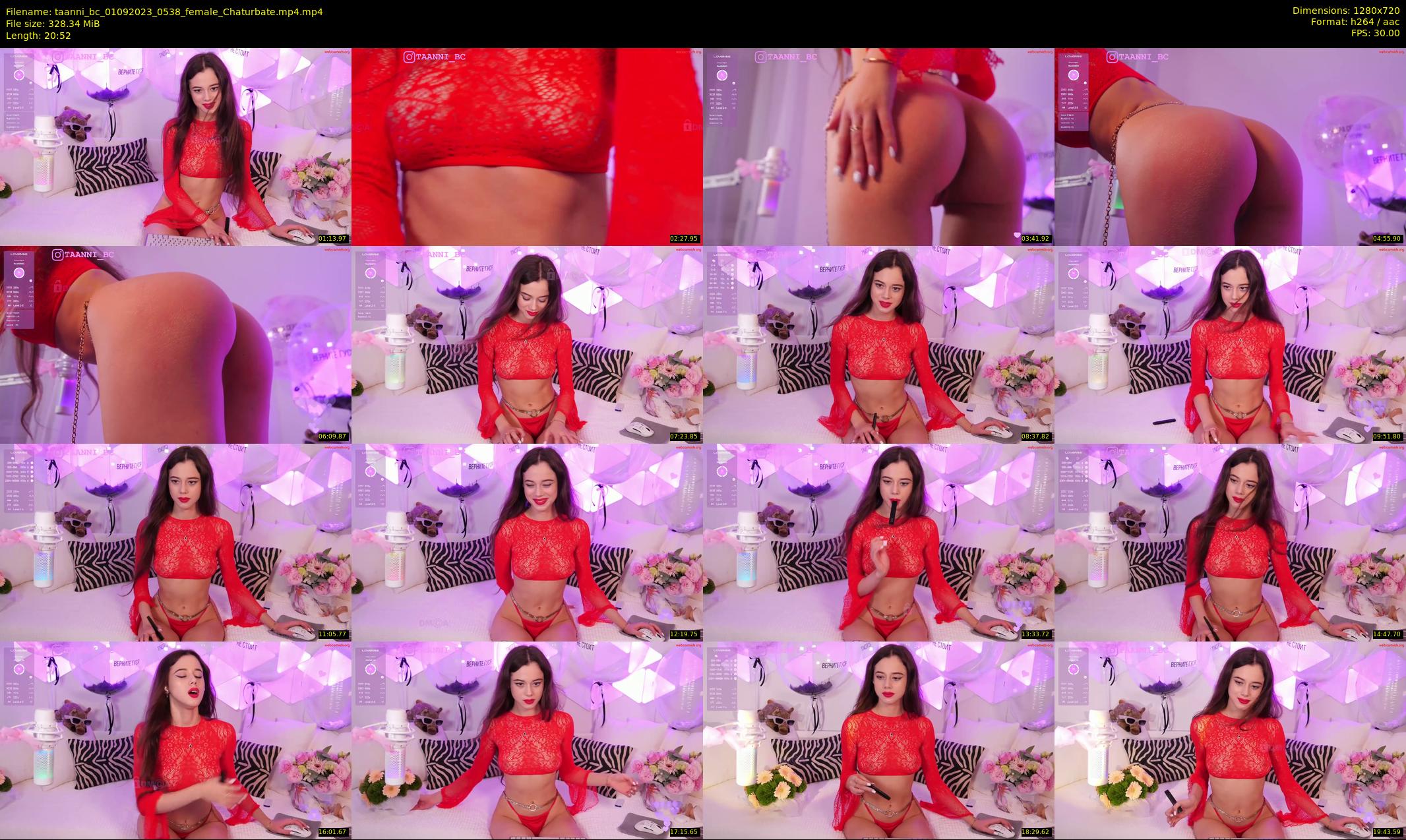 taanni_bc — 21 minute Chaturbate female cam show recording, 720p, Sep 1, 2023