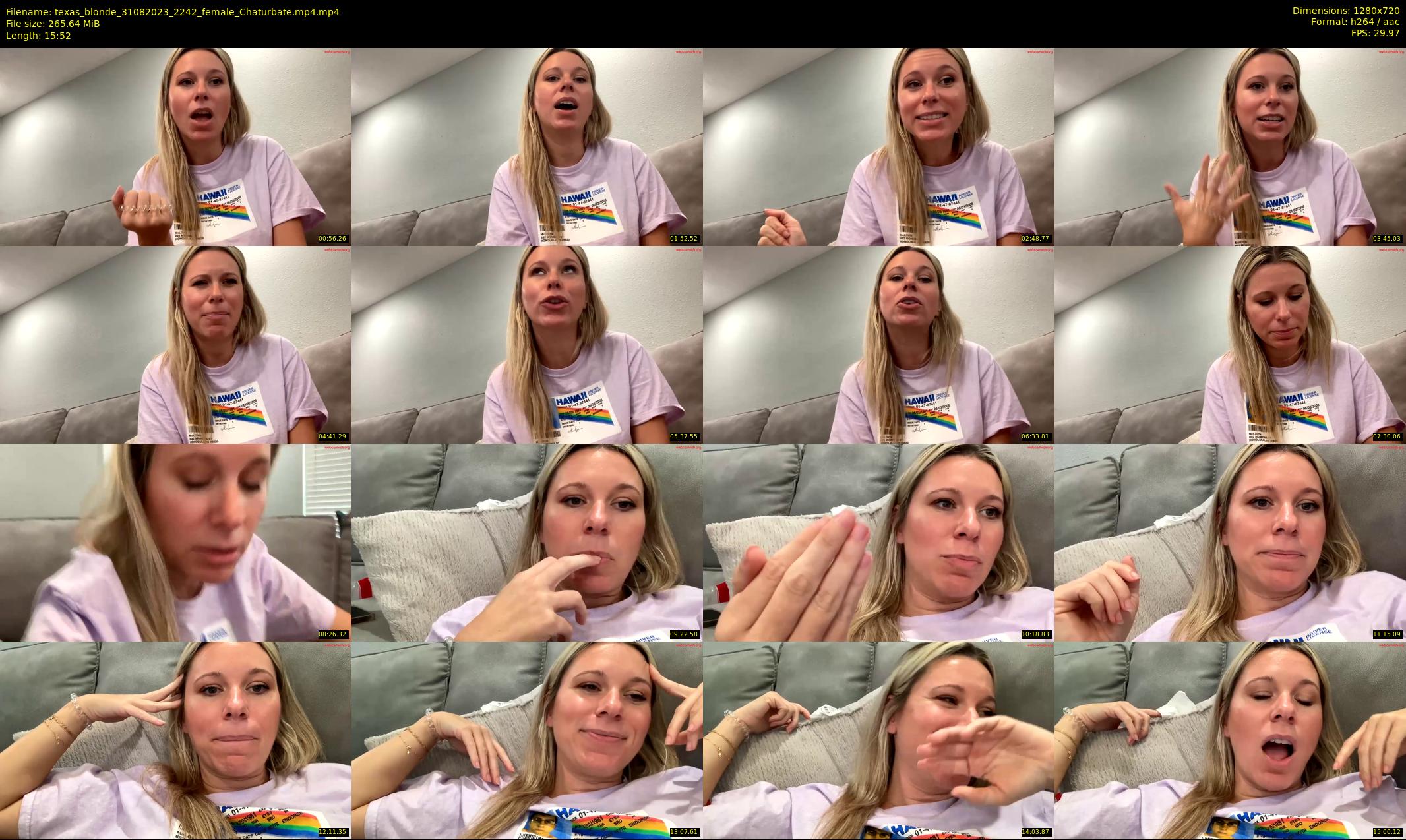 texas_blonde — 16 minute Chaturbate female cam show recording, 720p, Aug 31, 2023