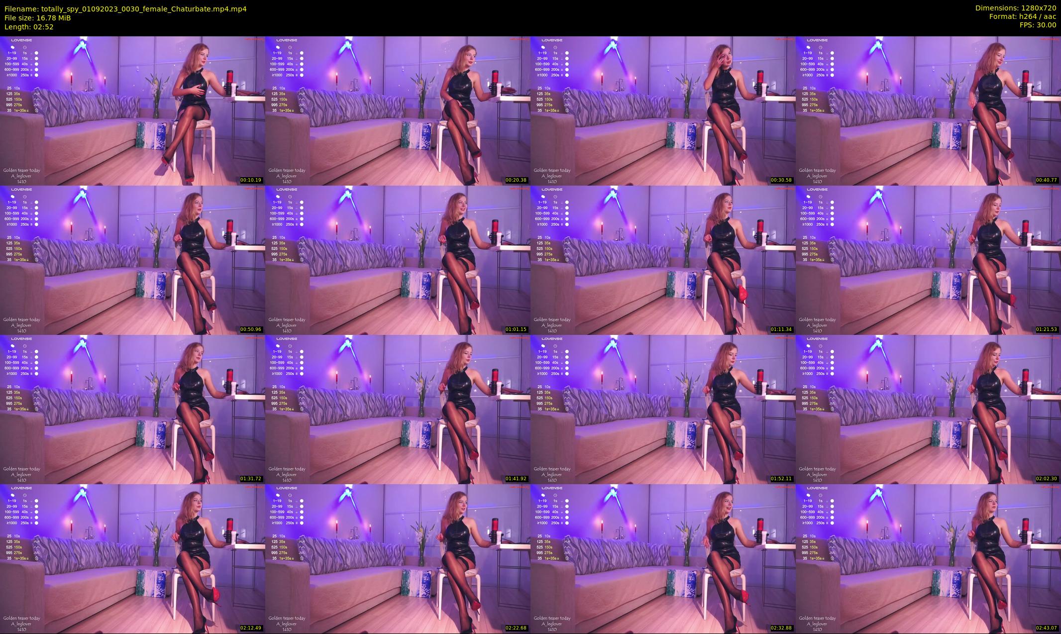 totally_spy — 3 minute Chaturbate female cam show recording, 720p, Sep 1, 2023