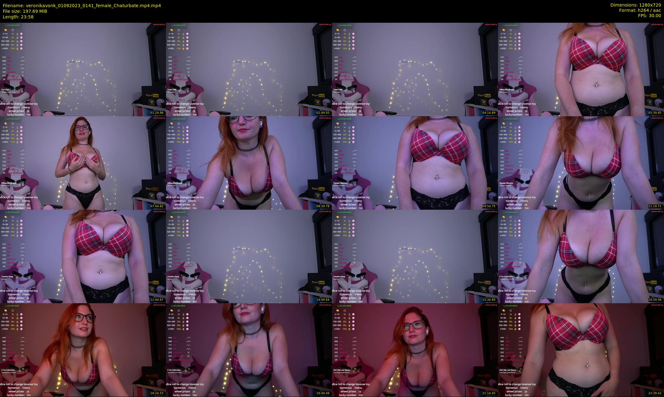 veronikavonk — 24 minute Chaturbate female cam show recording, 720p, Sep 1, 2023