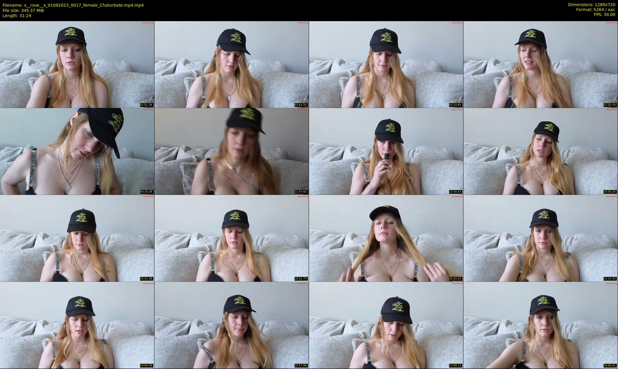 x__rose__x — 32 minute Chaturbate female cam show recording, 720p, Sep 1, 2023