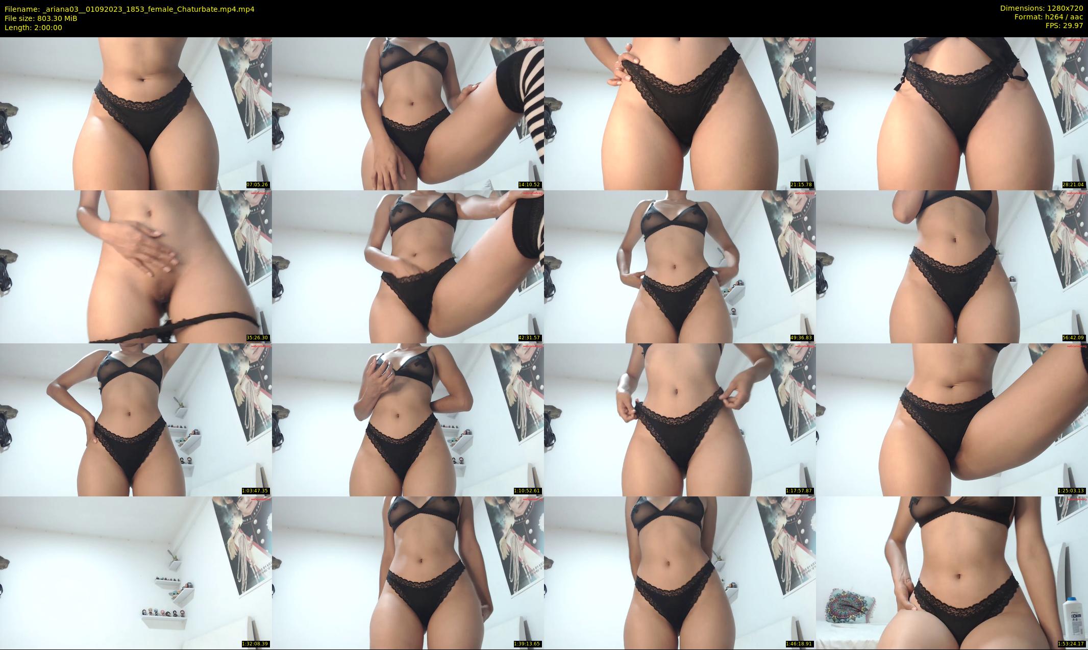_ariana03_ — 120 minute Chaturbate female cam show recording, 720p, Sep 1, 2023