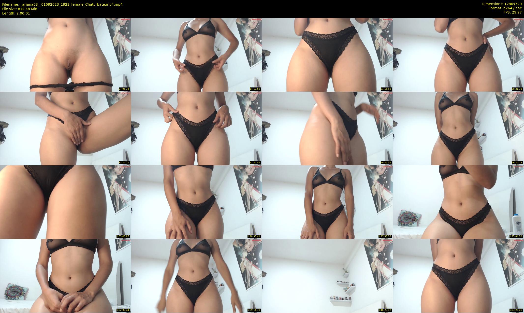 _ariana03_ — 121 minute Chaturbate female cam show recording, 720p, Sep 1, 2023