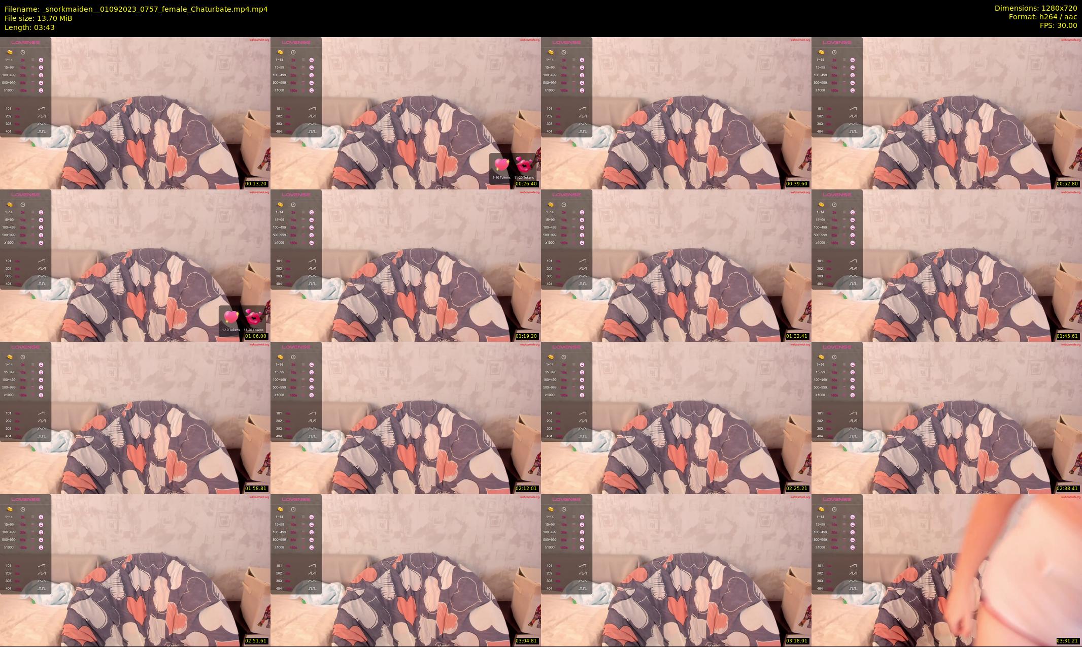 _snorkmaiden_ — 4 minute Chaturbate female cam show recording, 720p, Sep 1, 2023
