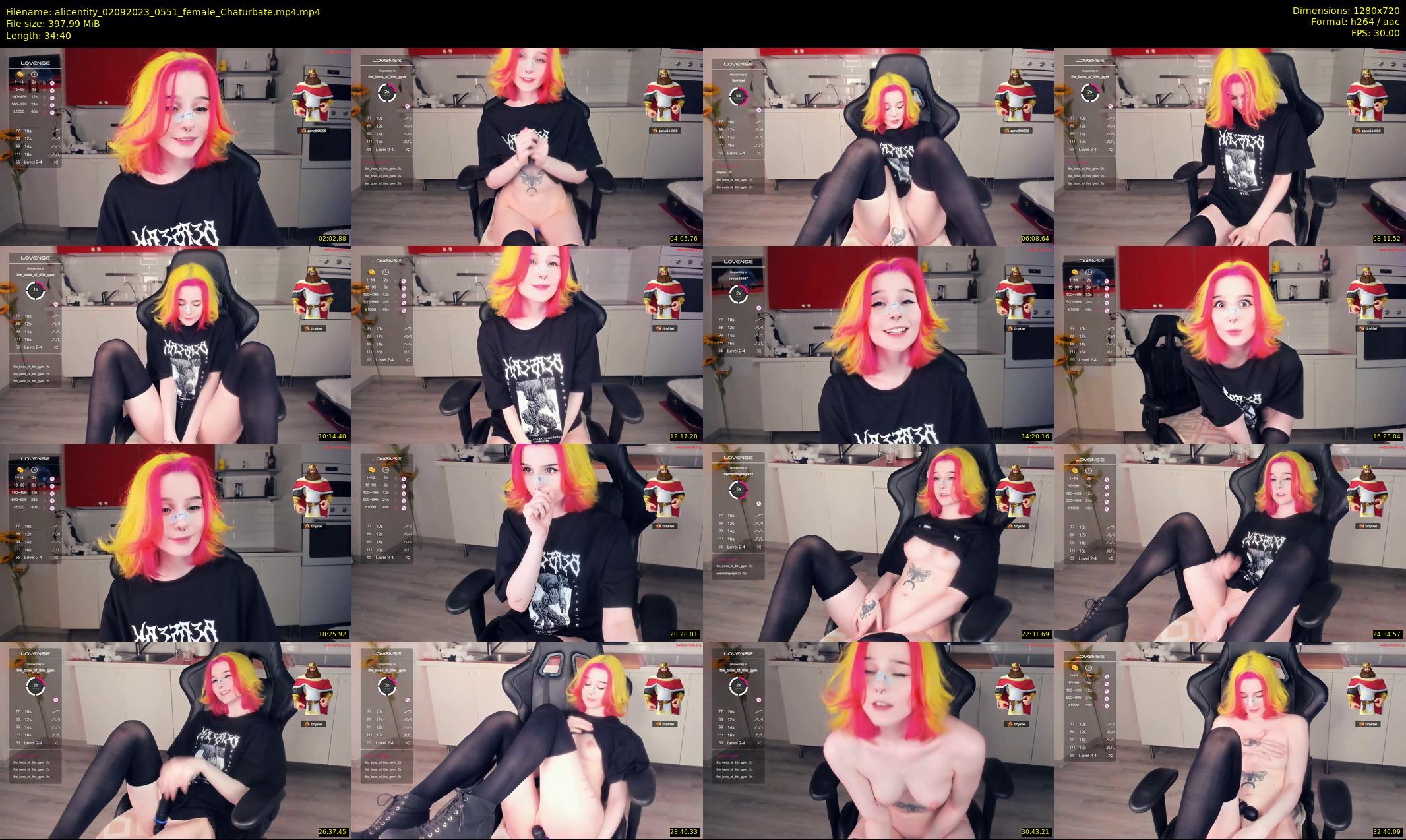 alicentity — 35 minute Chaturbate female cam show recording, 720p, Sep 2, 2023