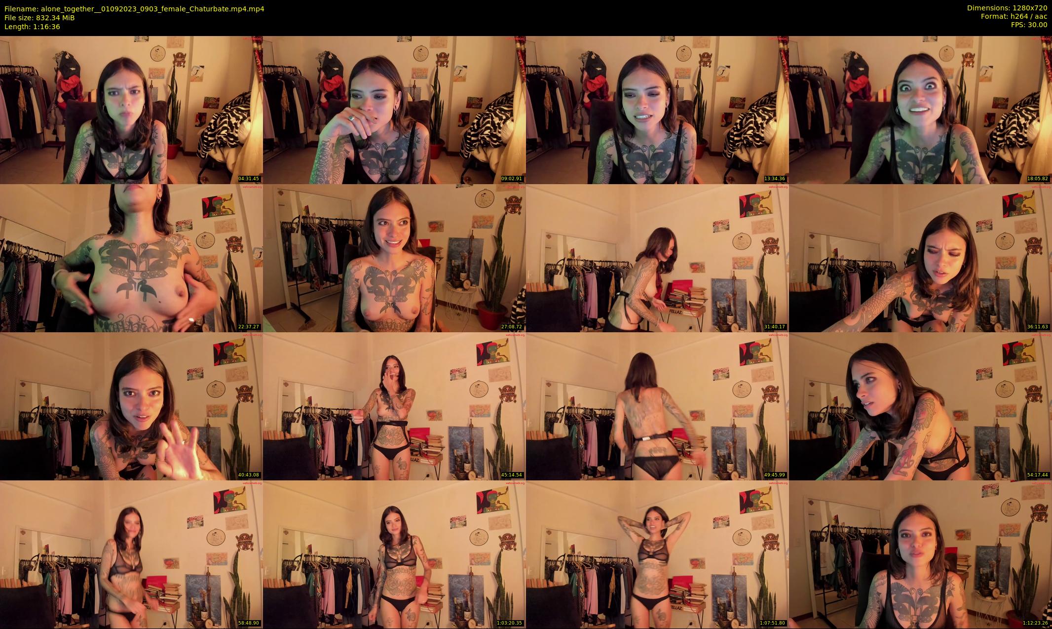 alone_together_ — 77 minute Chaturbate female cam show recording, 720p, Sep 1, 2023