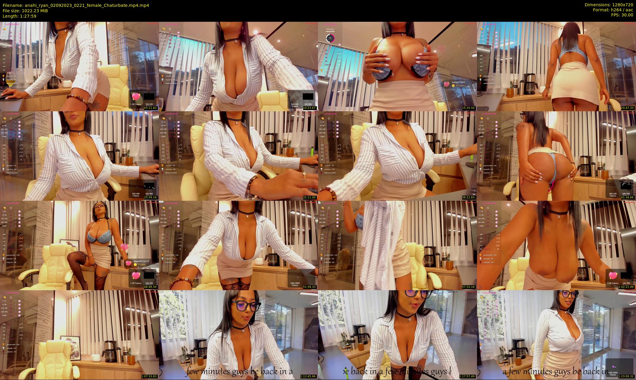 anahi_ryan — 88 minute Chaturbate female cam show recording, 720p, Sep 2, 2023