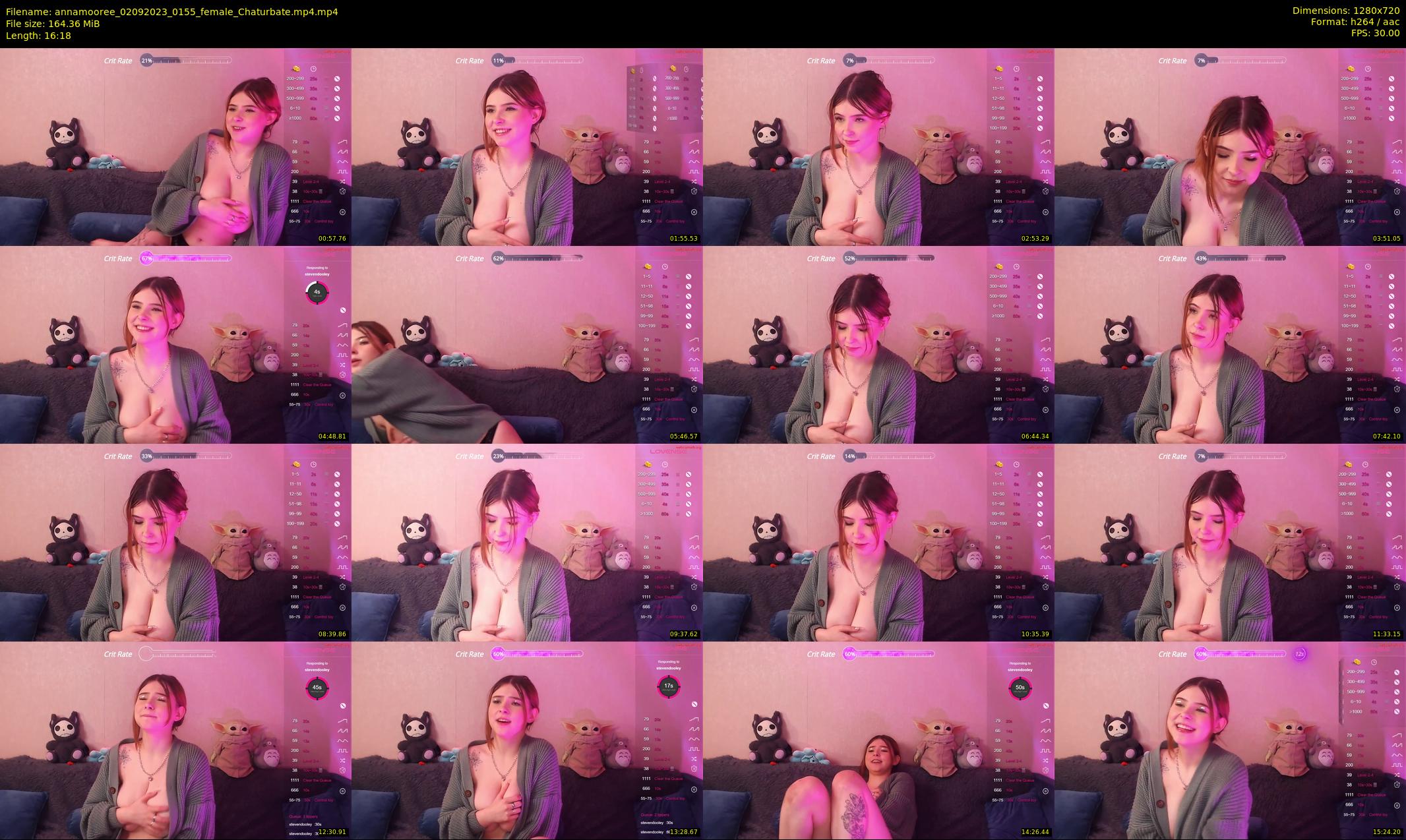annamooree — 17 minute Chaturbate female cam show recording, 720p, Sep 2, 2023