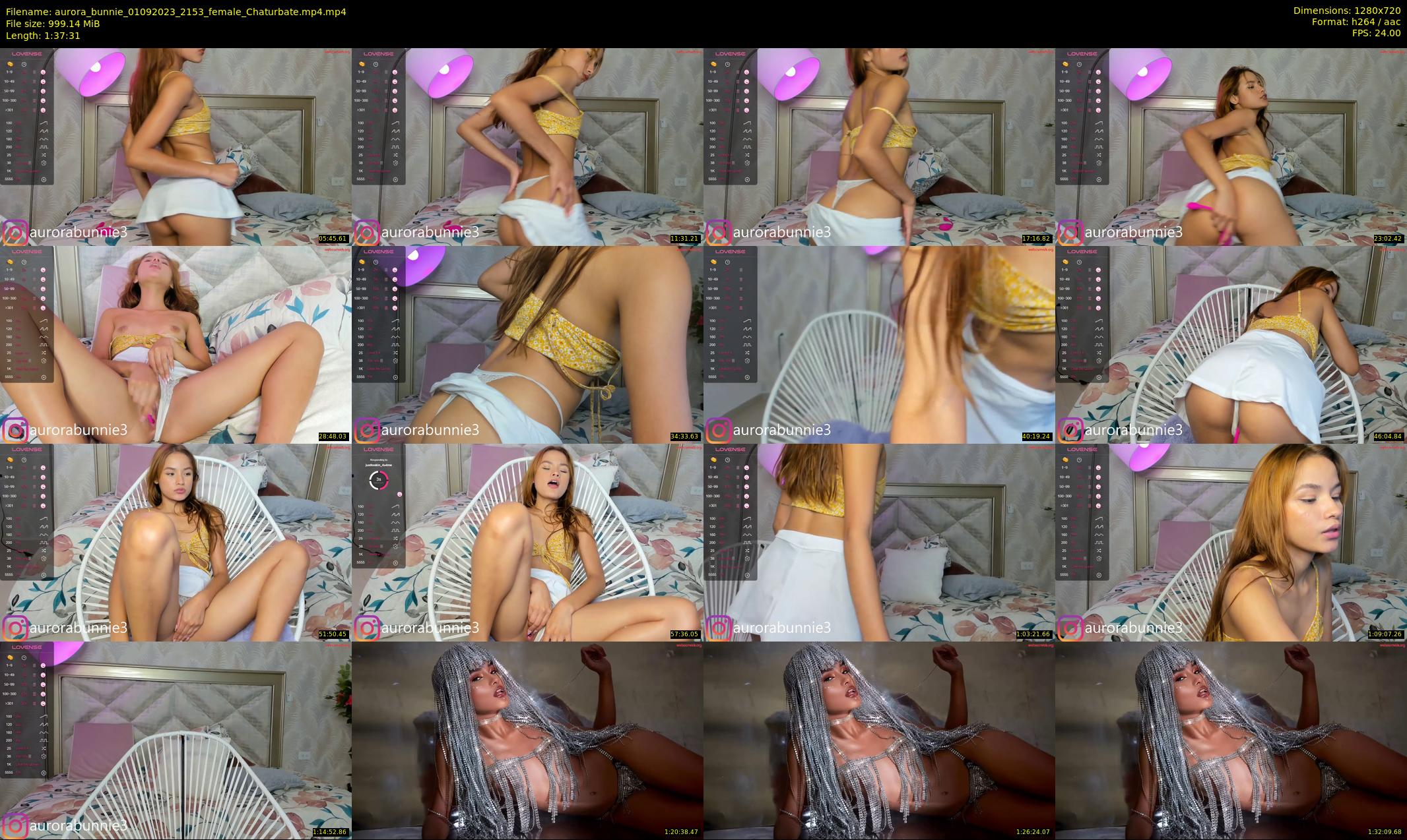 aurora_bunnie — 98 minute Chaturbate female cam show recording, 720p, Sep 1, 2023