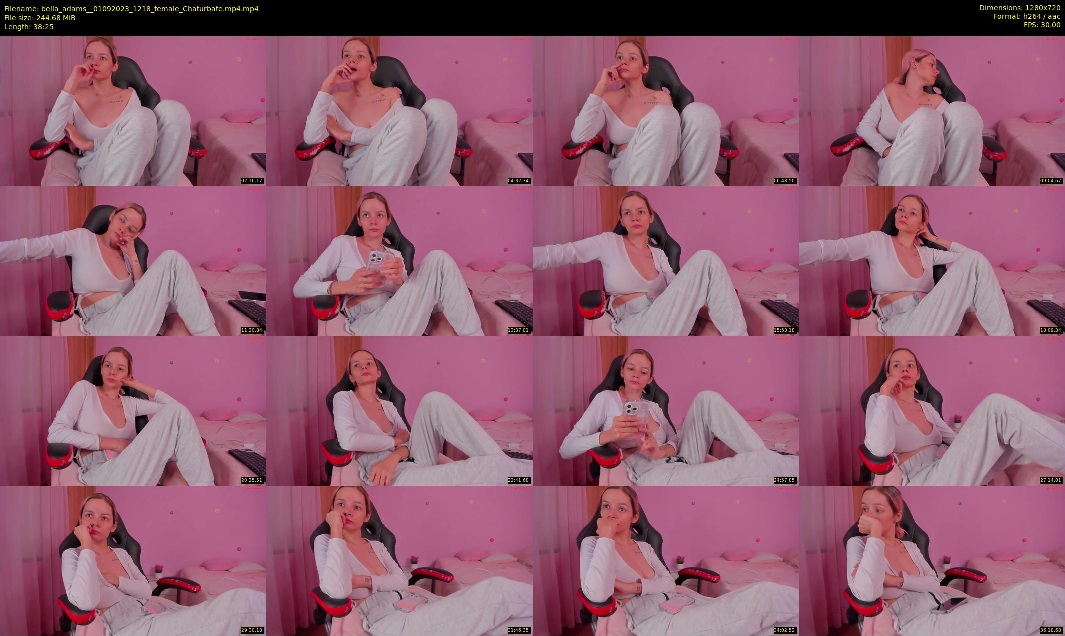 bella_adams_ — 39 minute Chaturbate female cam show recording, 720p, Sep 1, 2023