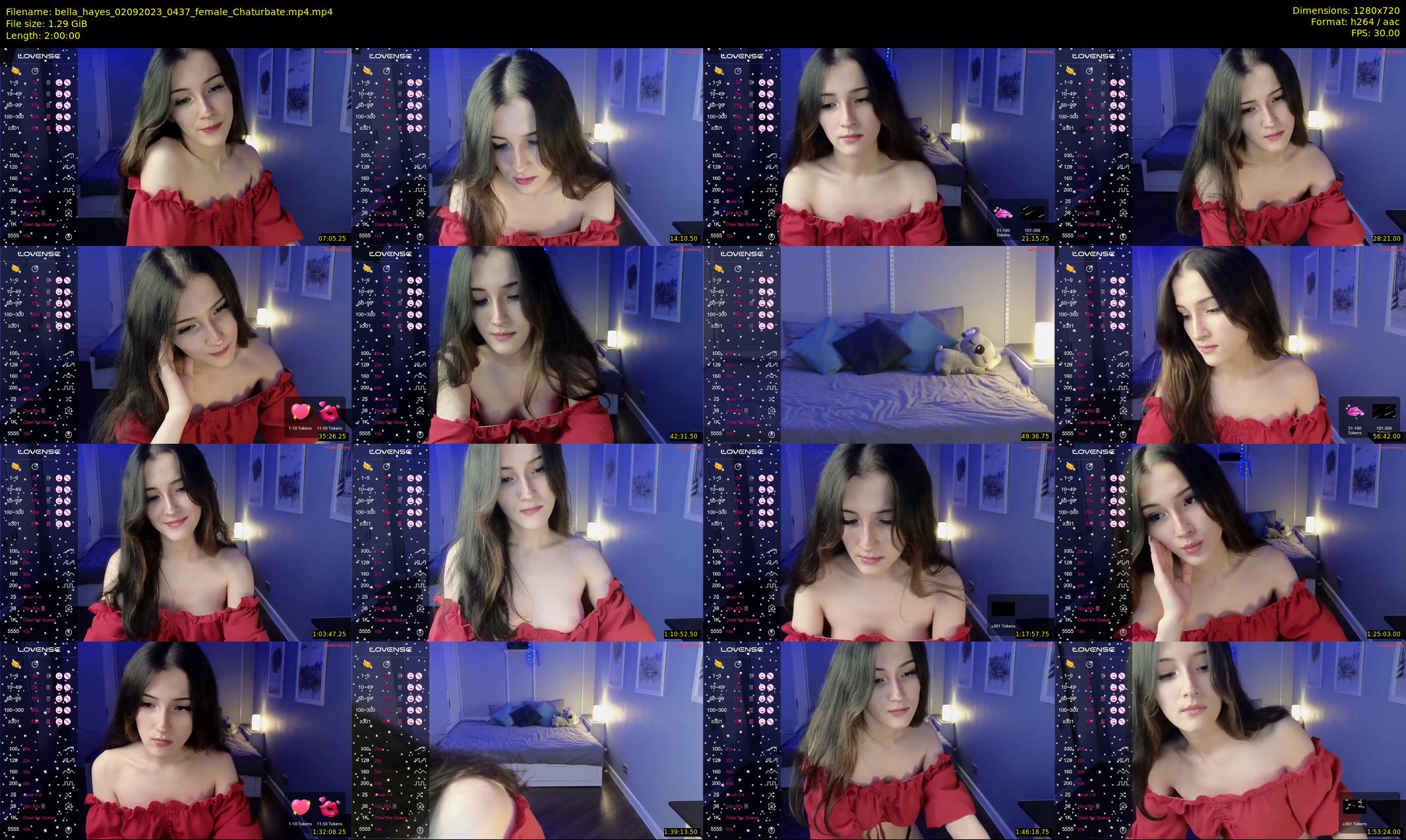 bella_hayes — 120 minute Chaturbate female cam show recording, 720p, Sep 2, 2023