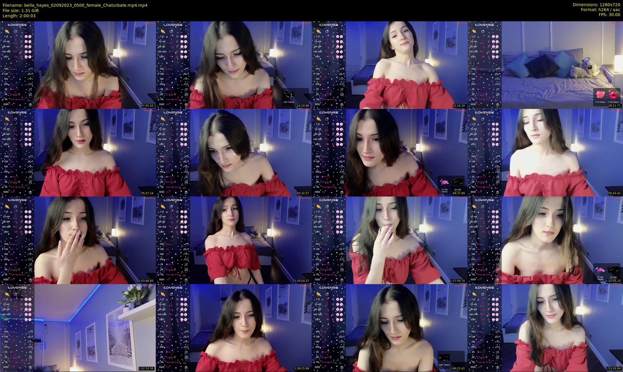 bella_hayes — 121 minute Chaturbate female cam show recording, 720p, Sep 2, 2023