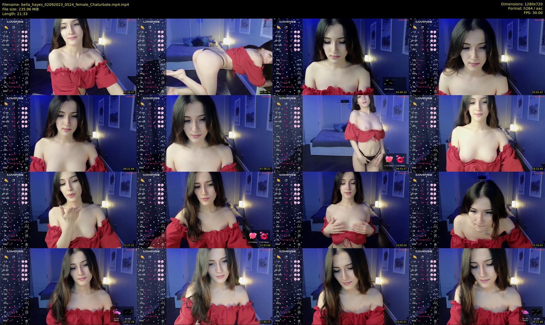 bella_hayes — 22 minute Chaturbate female cam show recording, 720p, Sep 2, 2023