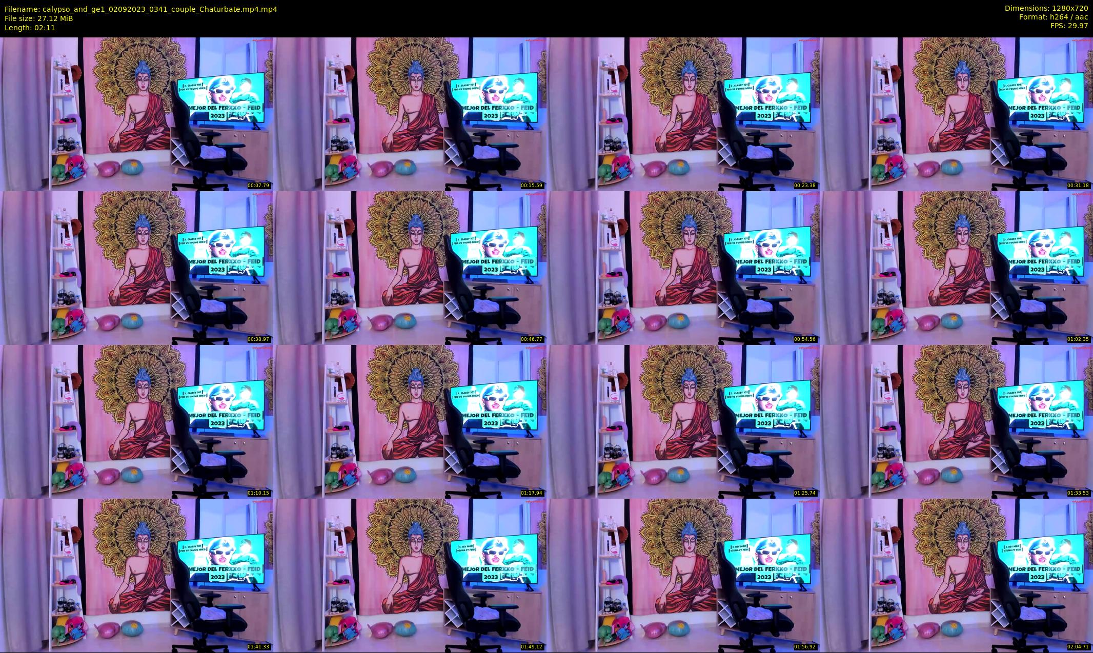 calypso_and_ge1 — 3 minute Chaturbate couple cam show recording, 720p, Sep 2, 2023