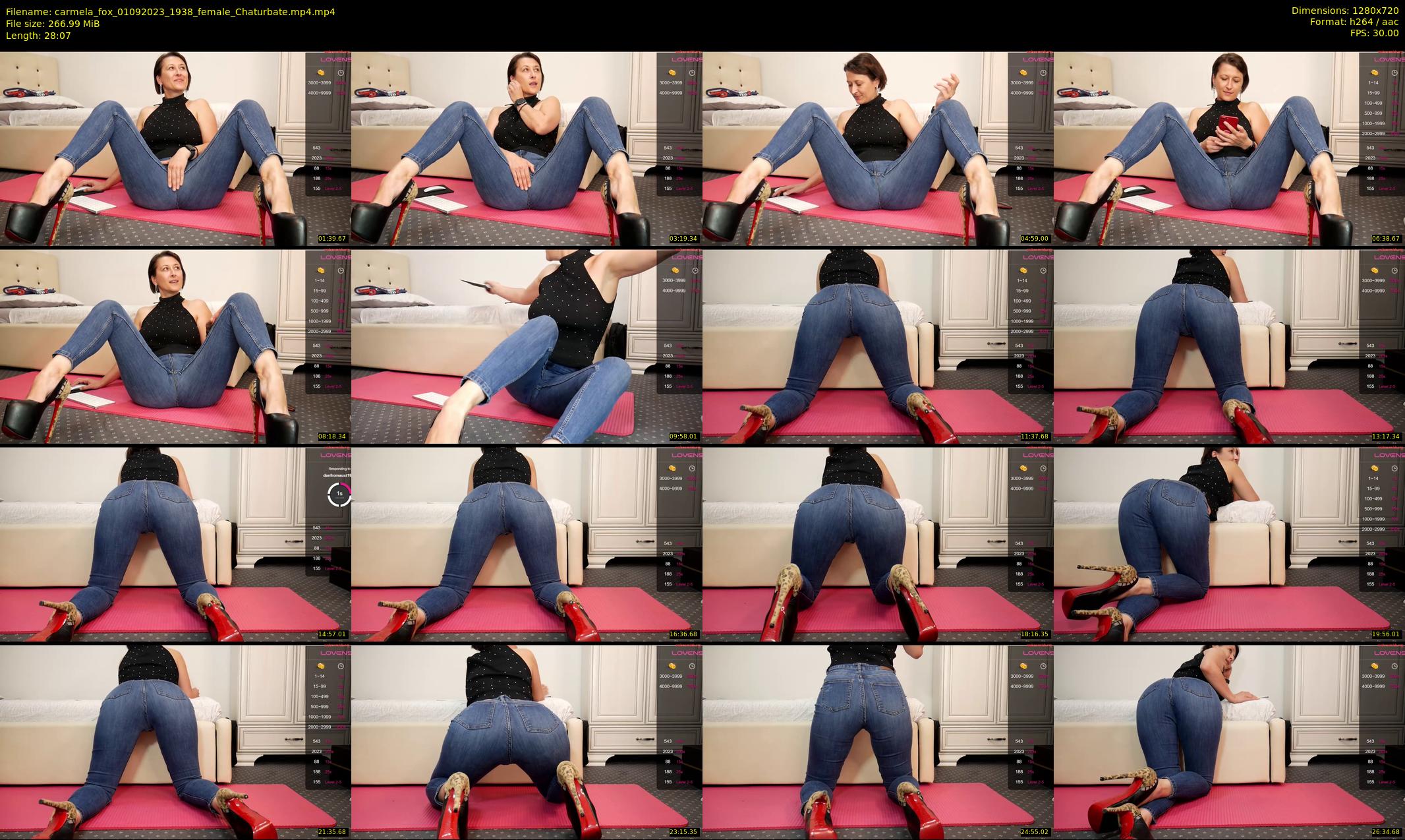 carmela_fox — 29 minute Chaturbate female cam show recording, 720p, Sep 1, 2023