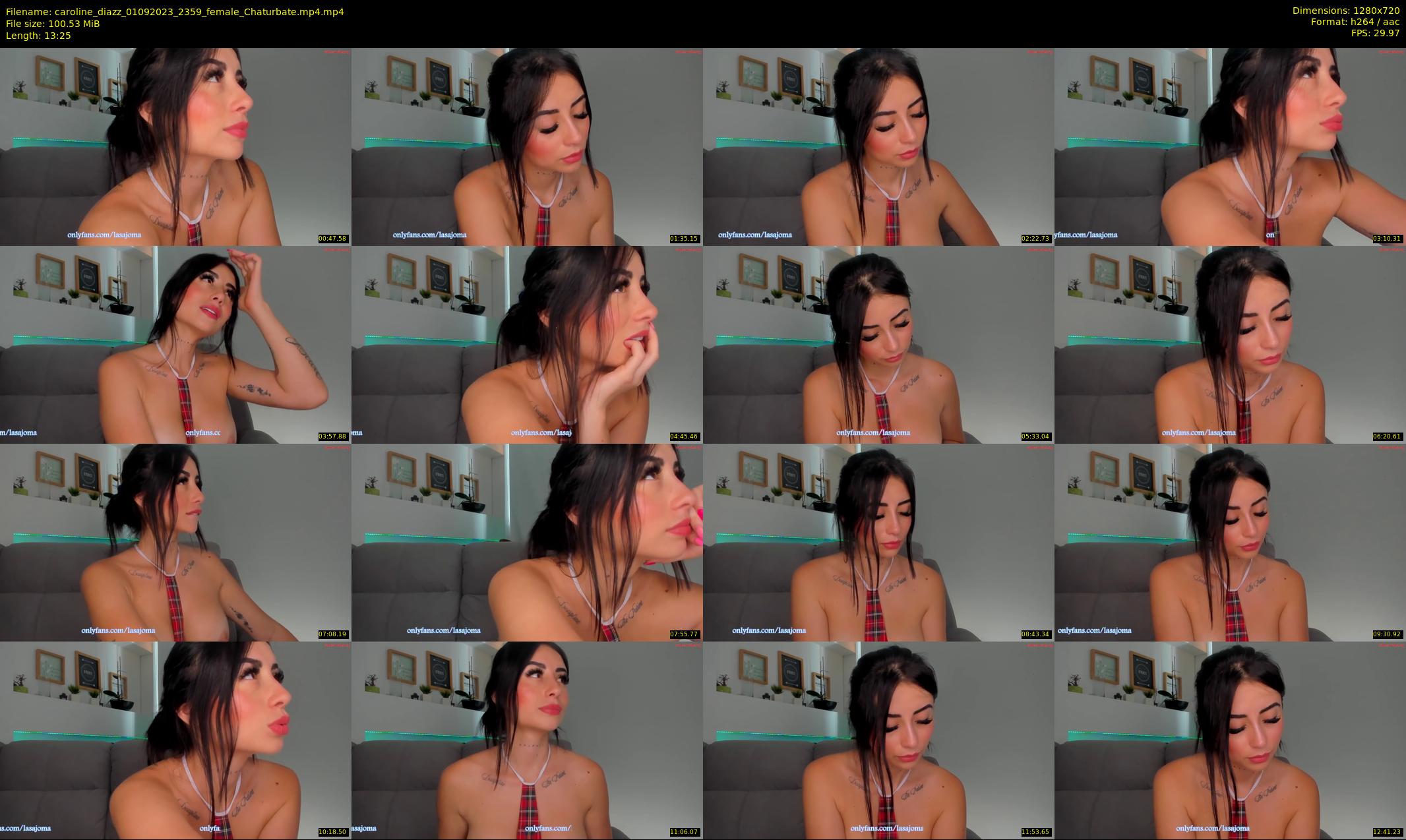 caroline_diazz — 14 minute Chaturbate female cam show recording, 720p, Sep 1, 2023