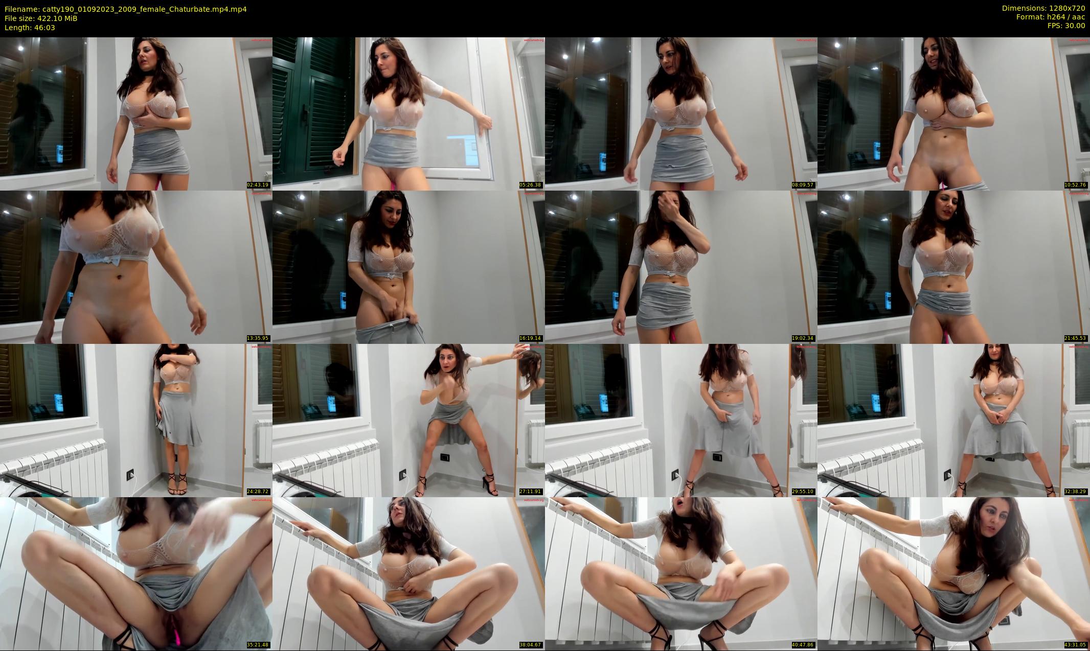 catty190 — 47 minute Chaturbate female cam show recording, 720p, Sep 1, 2023