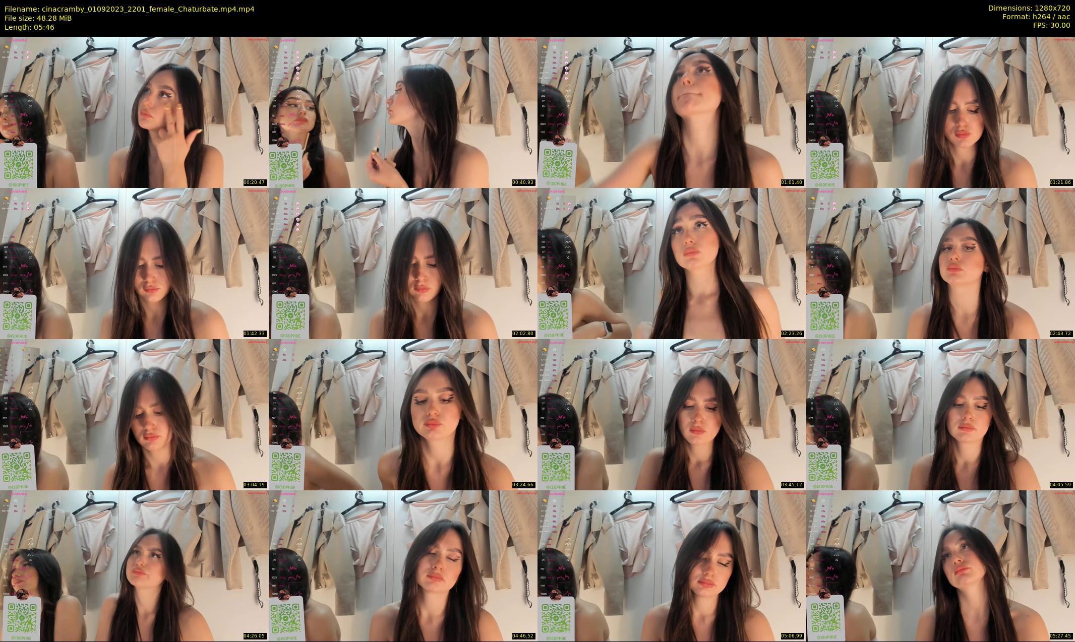 cinacramby — 6 minute Chaturbate female cam show recording, 720p, Sep 1, 2023